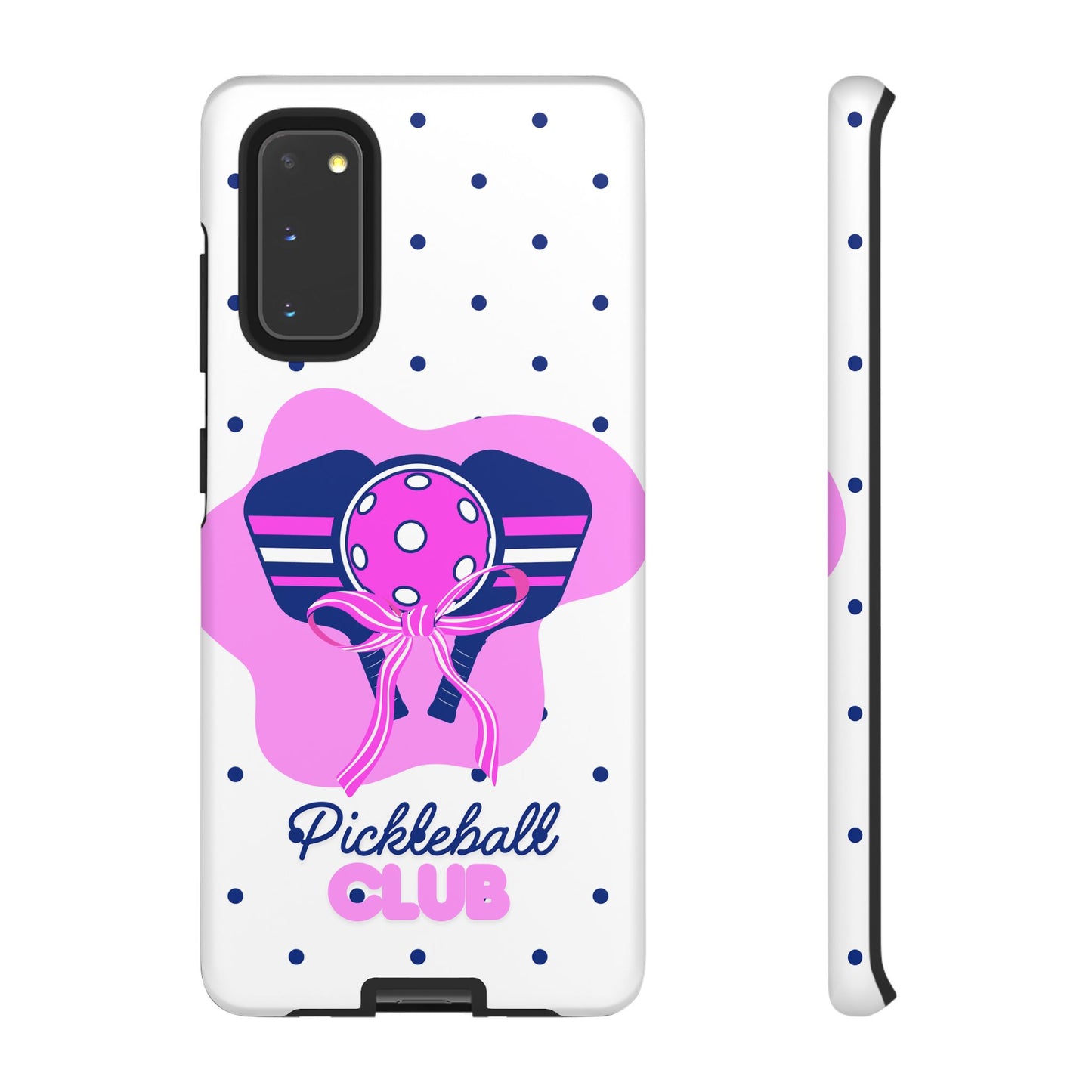 Pickleball Club Tough Phone Case for Samsung Smartphones