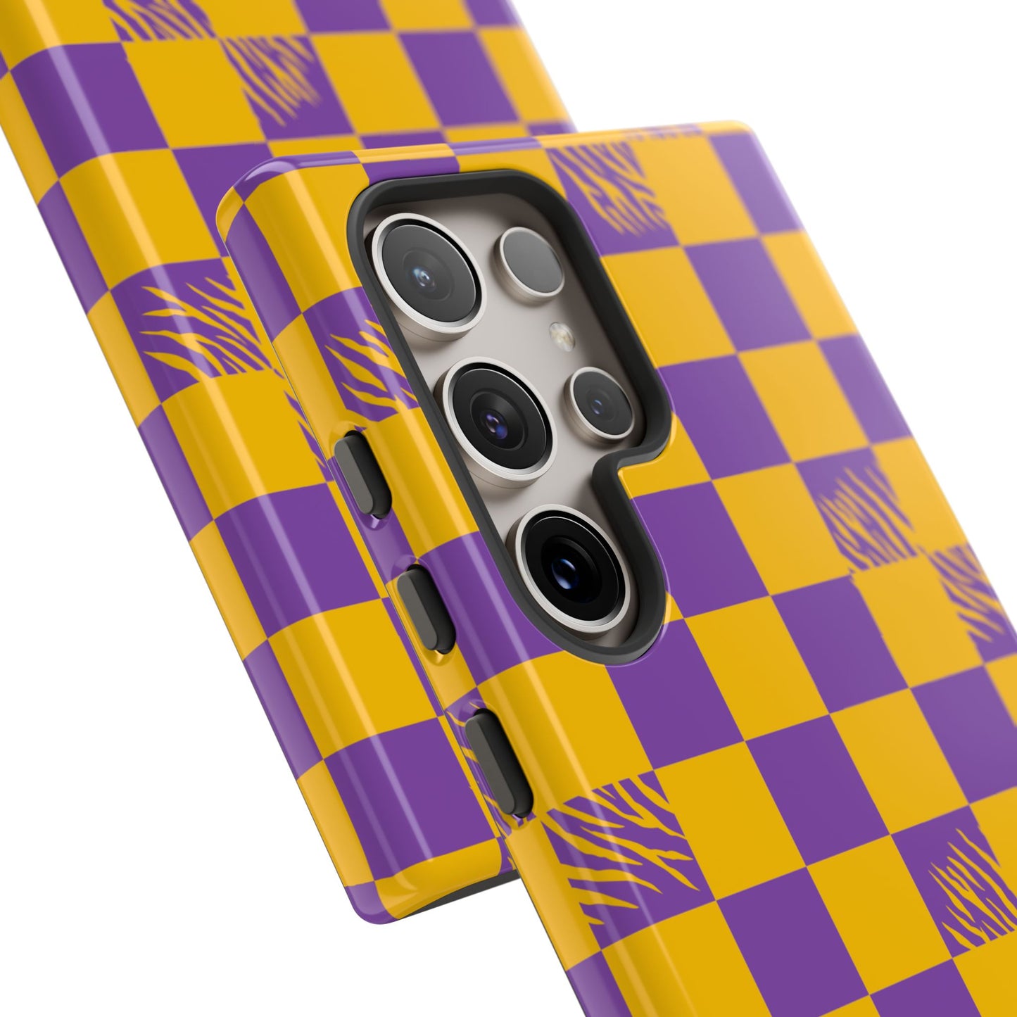 Bold Checkerboard Phone Case - Tough Cases for Samsung Smartphones