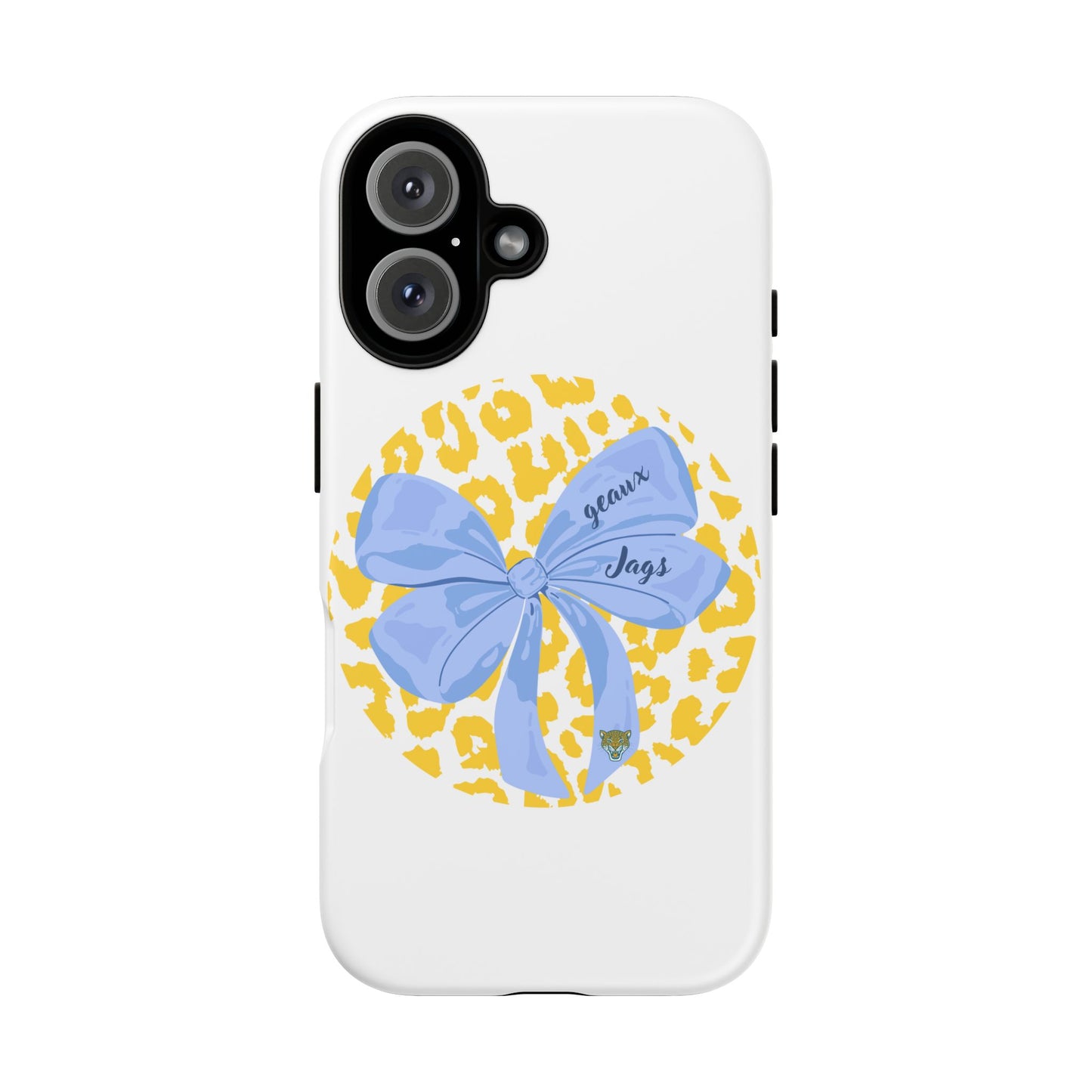 Geaux Jags Coquette Tough Phone Case for iPhone