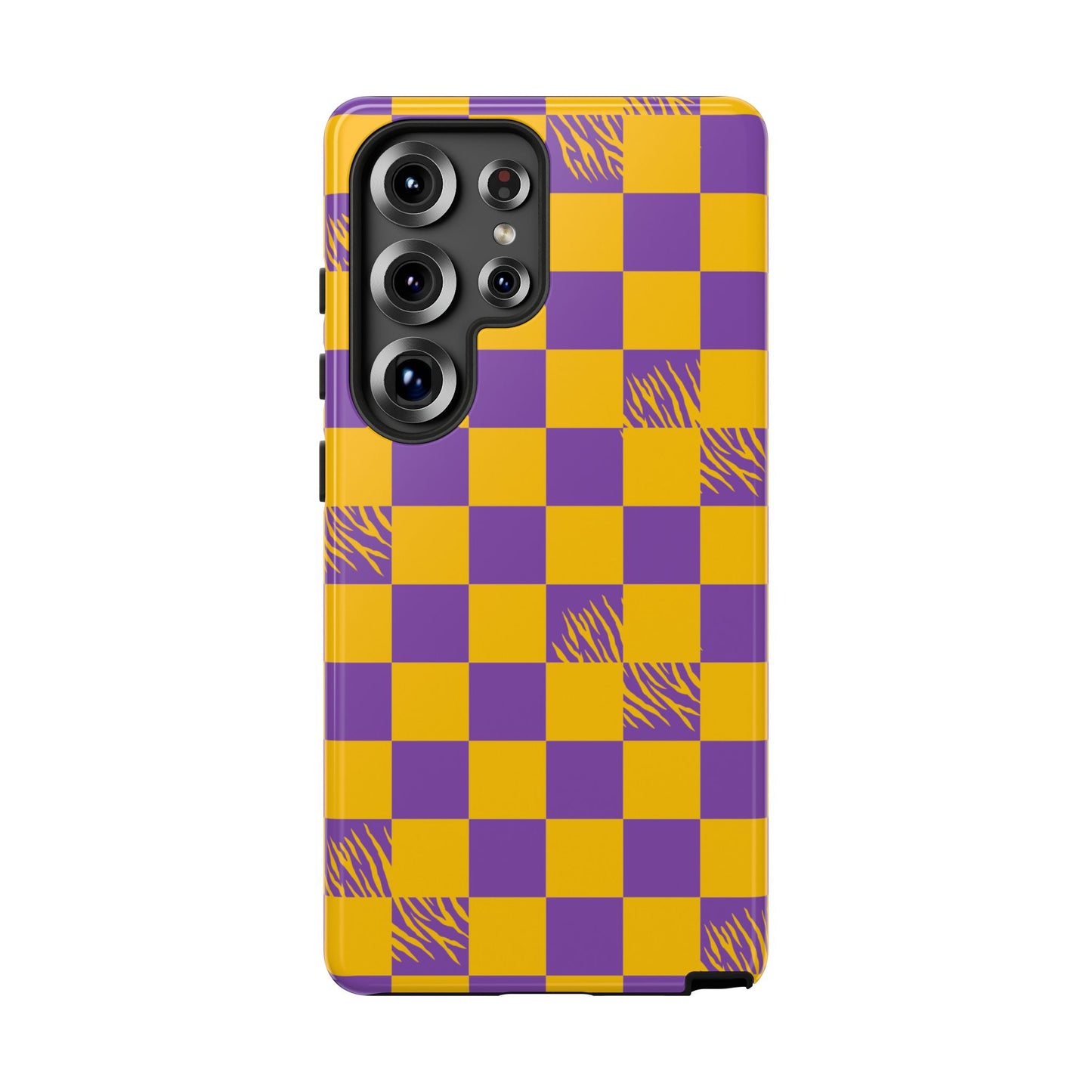 Bold Checkerboard Phone Case - Tough Cases for Samsung Smartphones