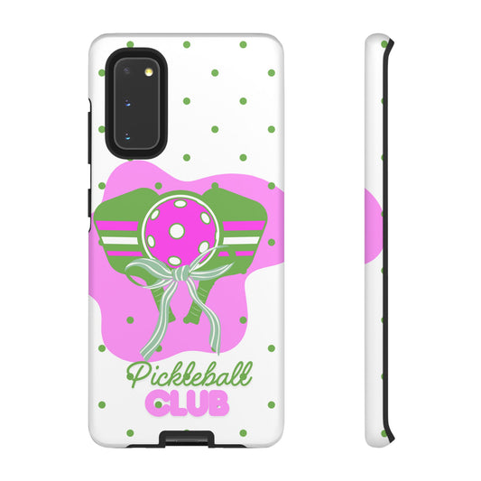 Pickleball Club Tough Phone Case for Samsung Smartphones