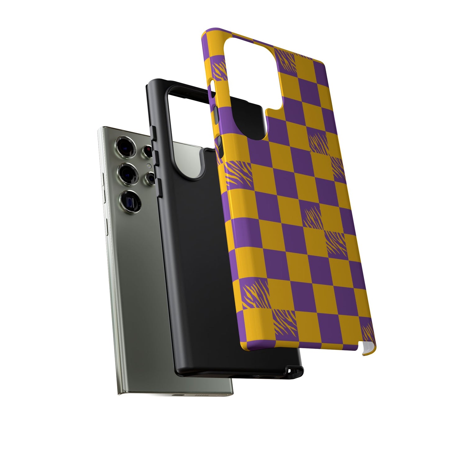 Bold Checkerboard Phone Case - Tough Cases for Samsung Smartphones