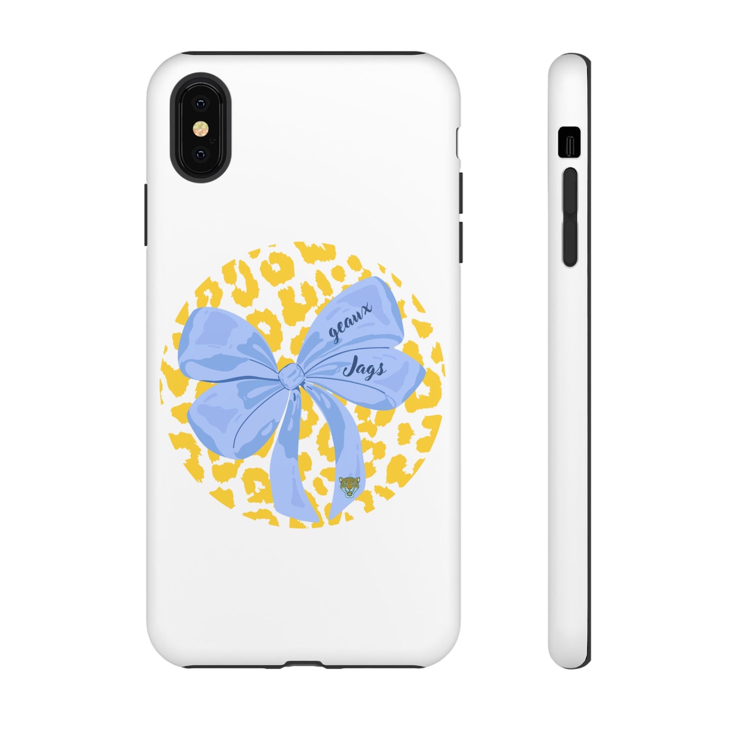 Geaux Jags Coquette Tough Phone Case for iPhone