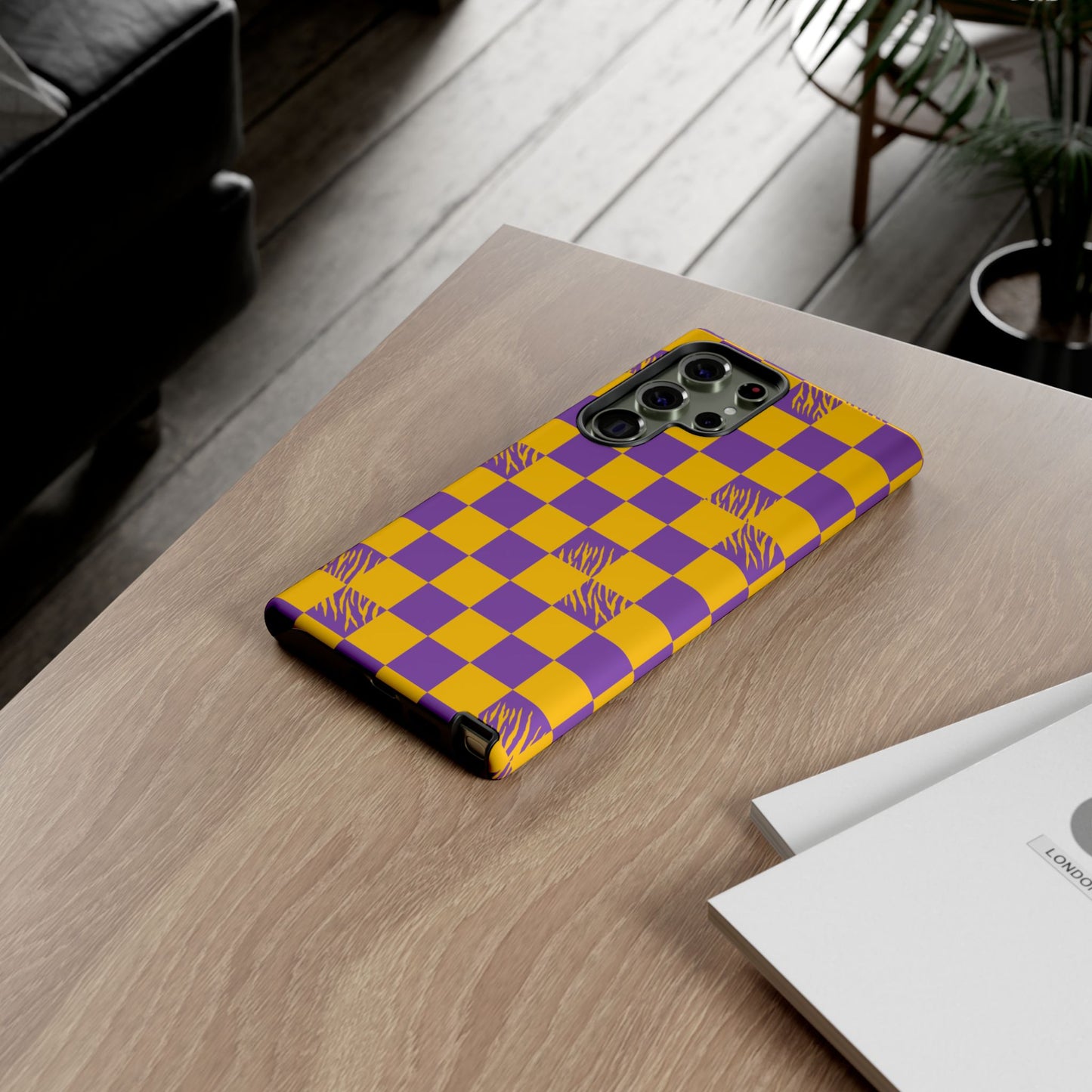 Bold Checkerboard Phone Case - Tough Cases for Samsung Smartphones
