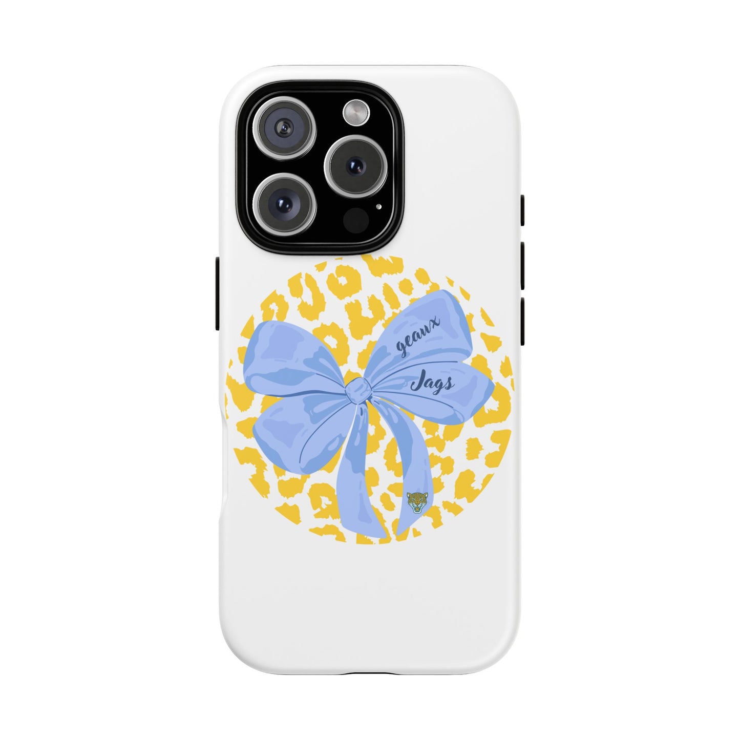 Geaux Jags Coquette Tough Phone Case for iPhone