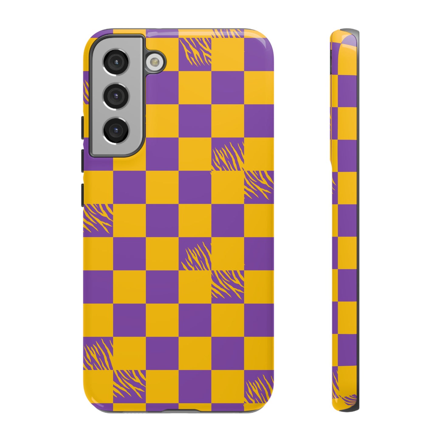 Bold Checkerboard Phone Case - Tough Cases for Samsung Smartphones