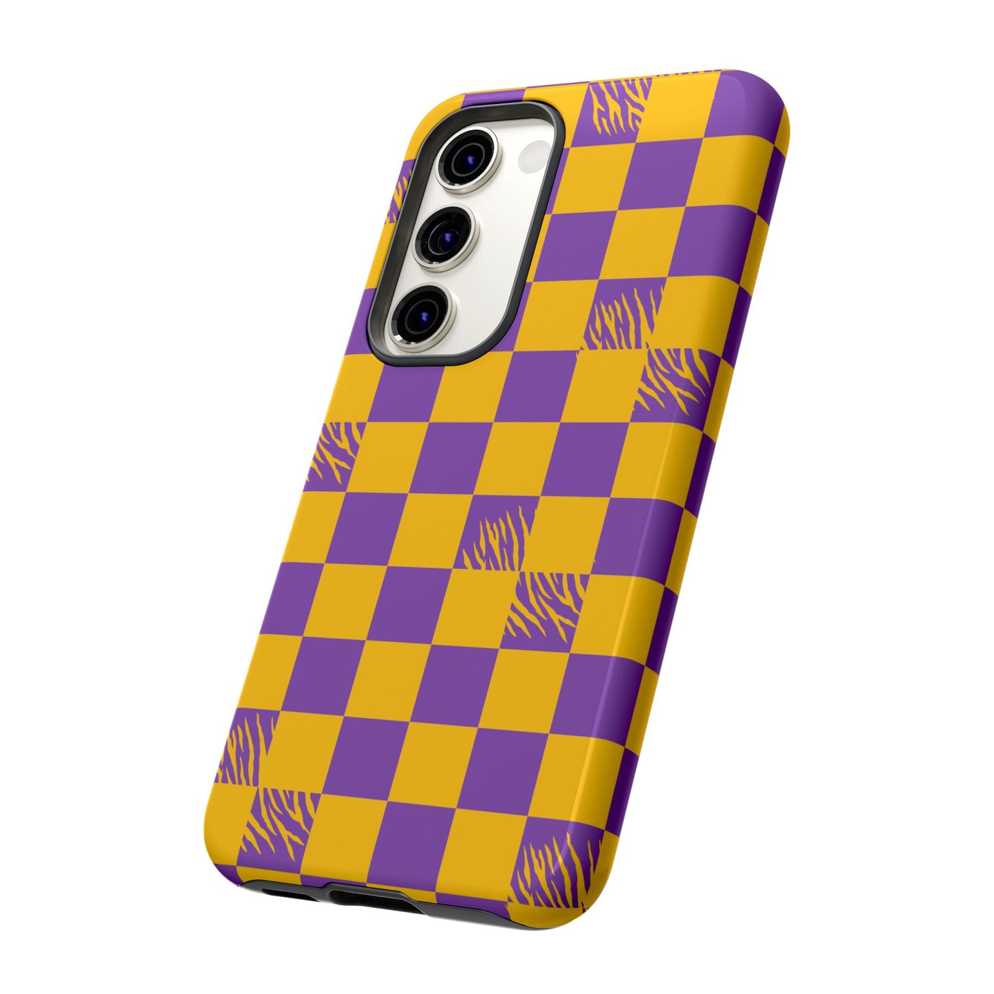 Bold Checkerboard Phone Case - Tough Cases for Samsung Smartphones