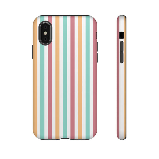Muted Stripe Tough Phone Case for iPhone