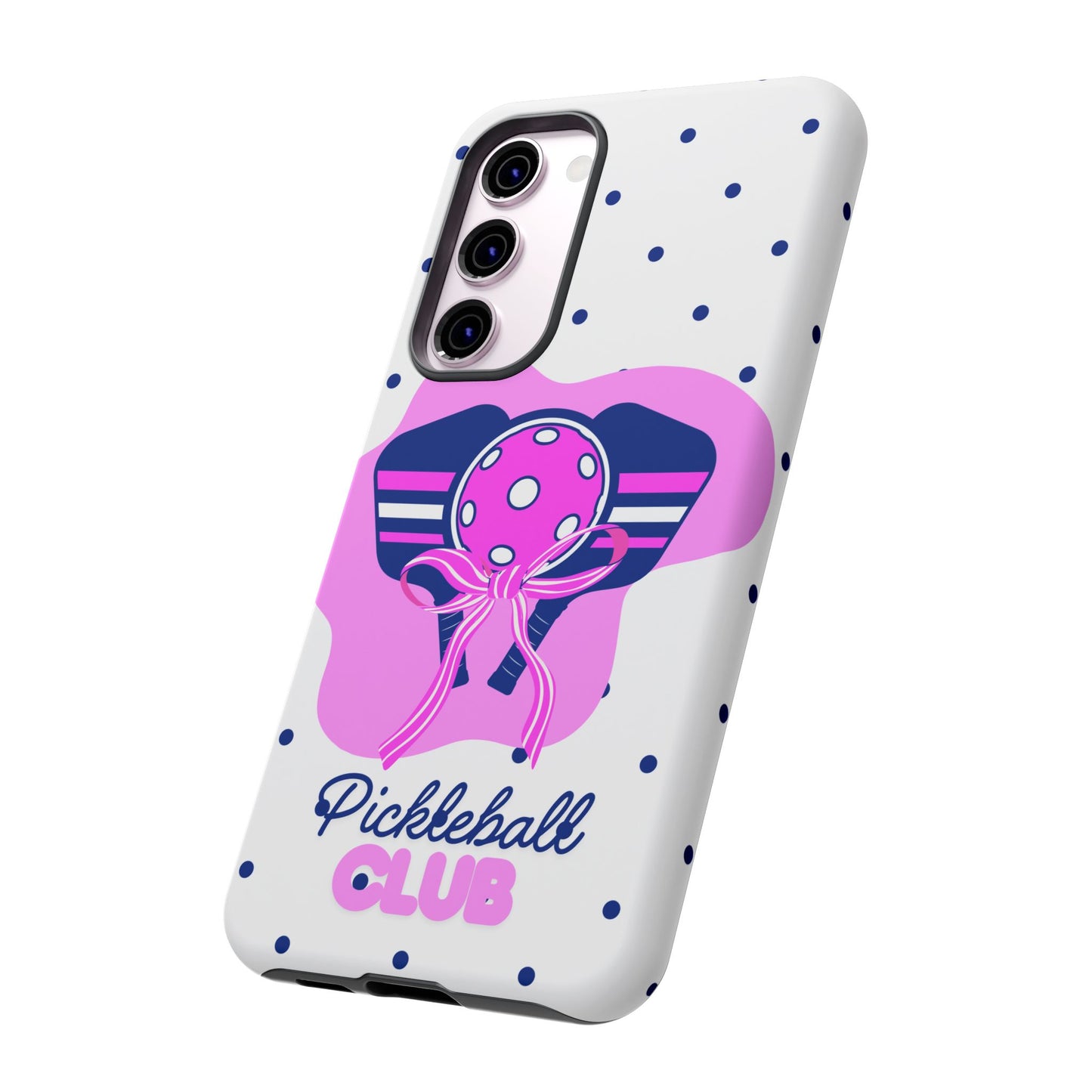 Pickleball Club Tough Phone Case for Samsung Smartphones
