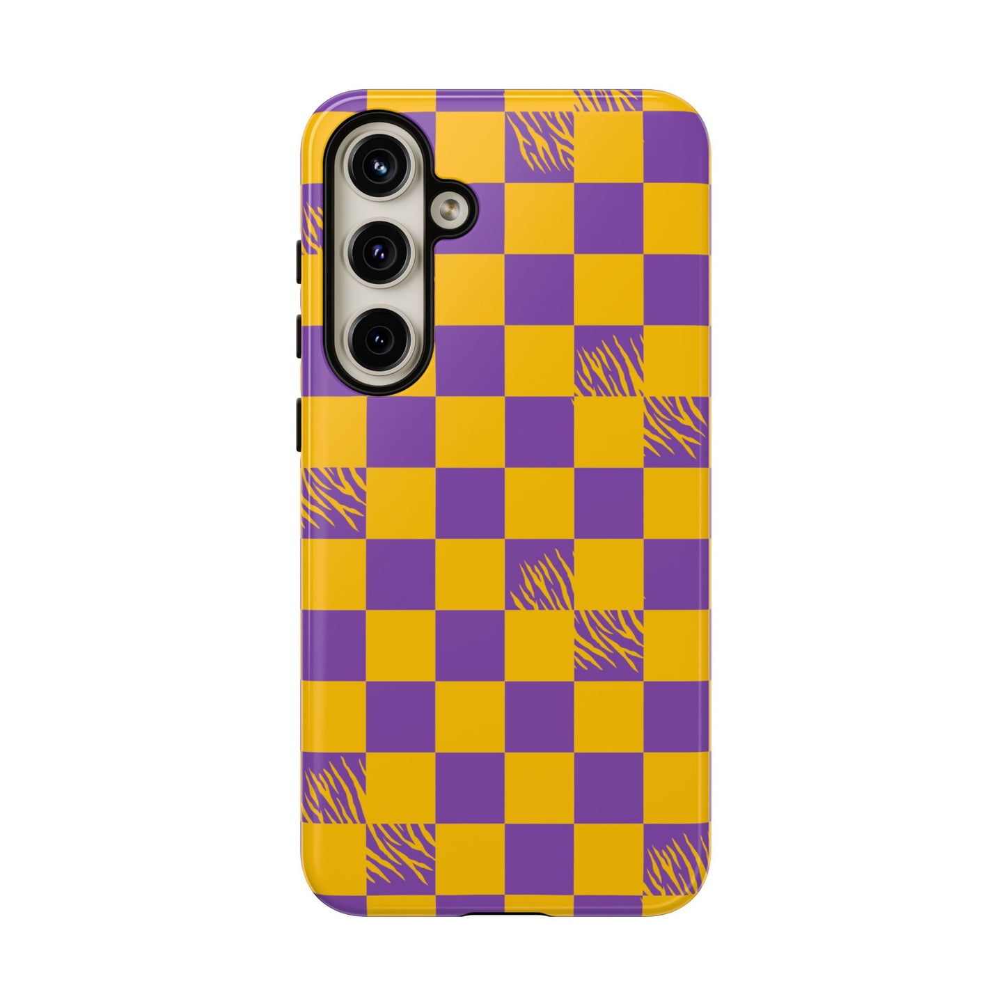 Bold Checkerboard Phone Case - Tough Cases for Samsung Smartphones