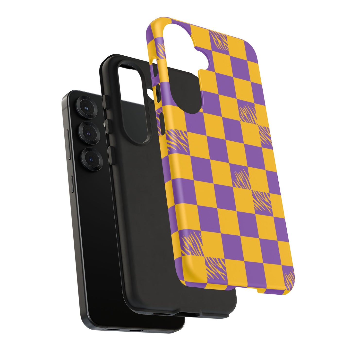 Bold Checkerboard Phone Case - Tough Cases for Samsung Smartphones