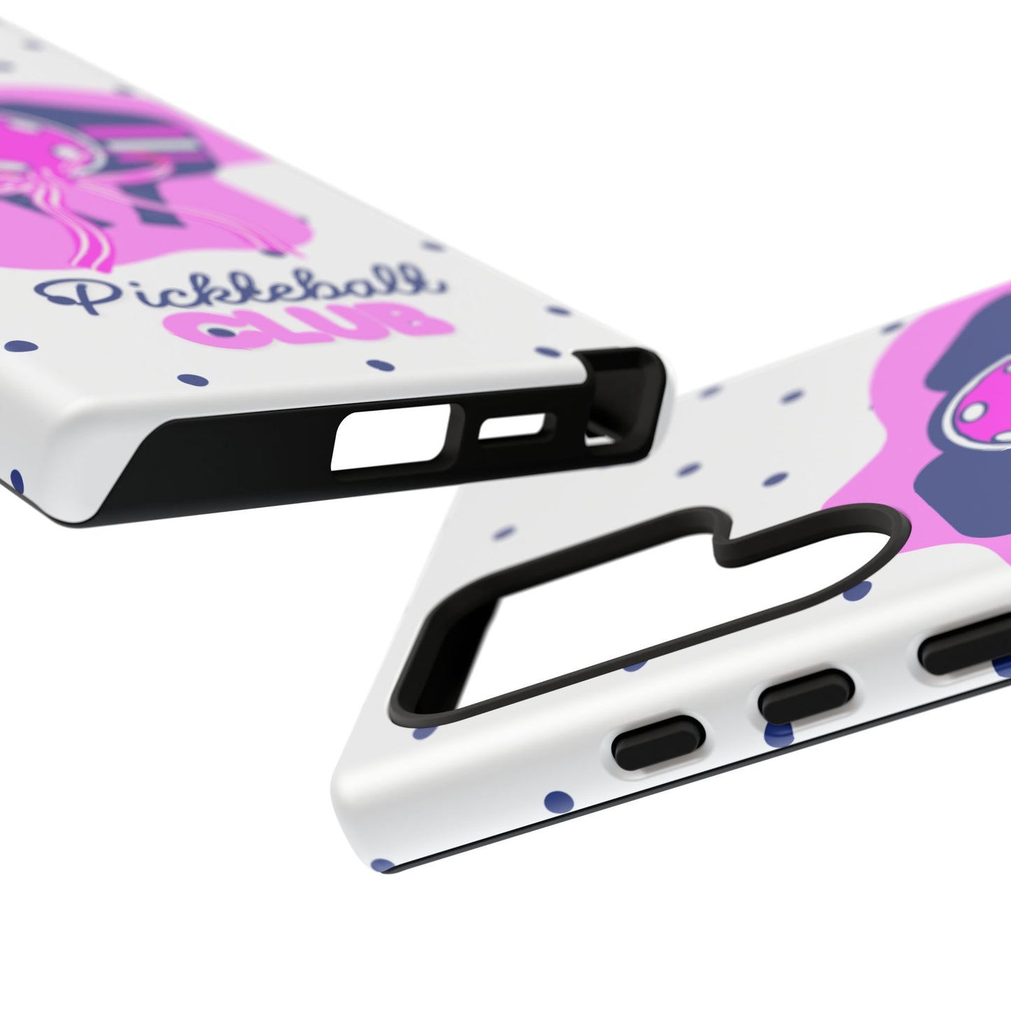 Pickleball Club Tough Phone Case for Samsung Smartphones