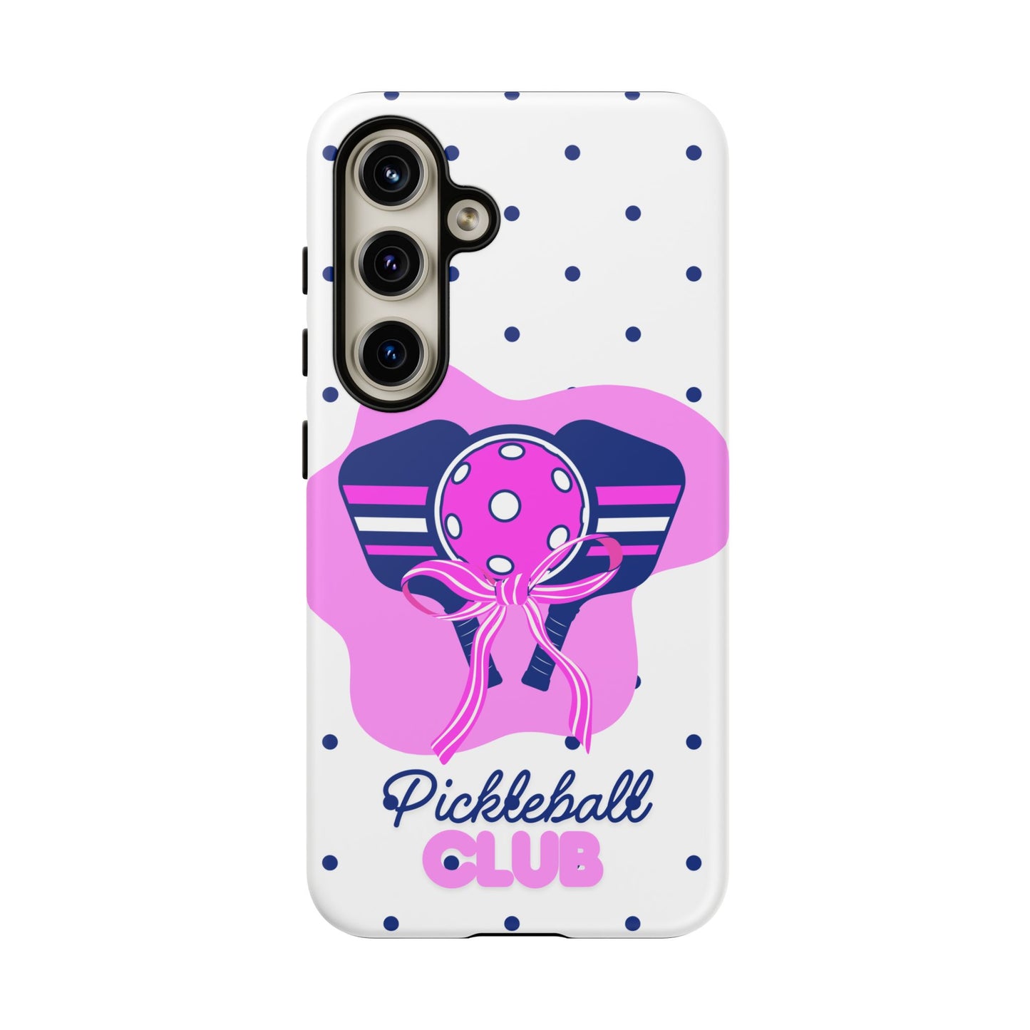Pickleball Club Tough Phone Case for Samsung Smartphones
