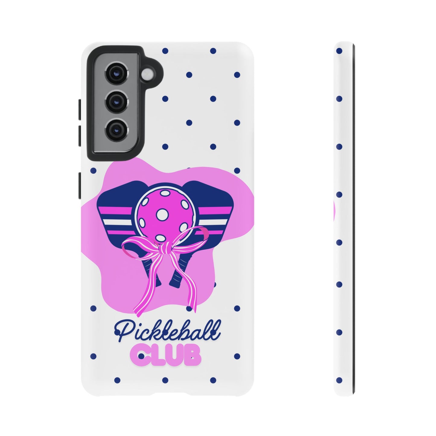 Pickleball Club Tough Phone Case for Samsung Smartphones