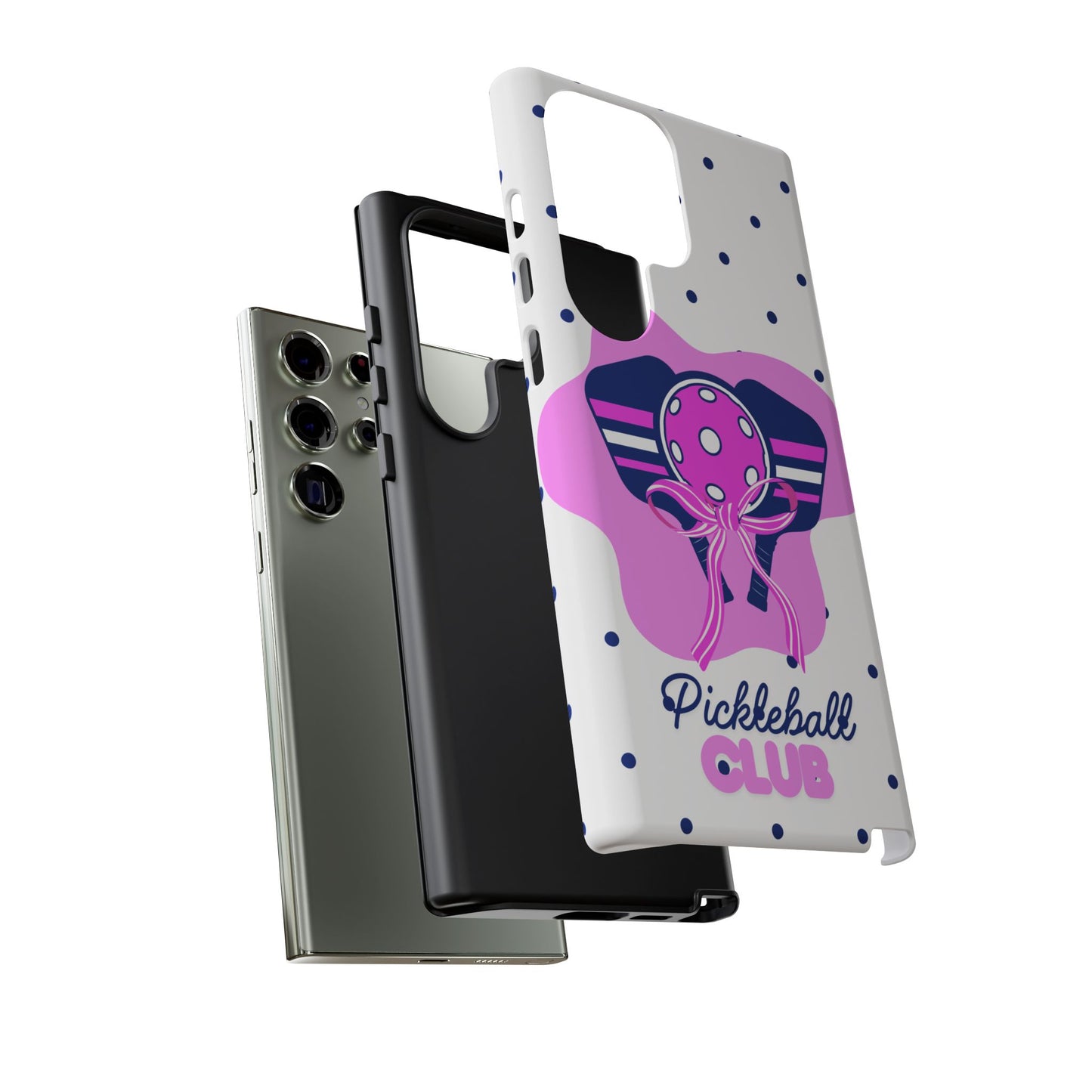 Pickleball Club Tough Phone Case for Samsung Smartphones