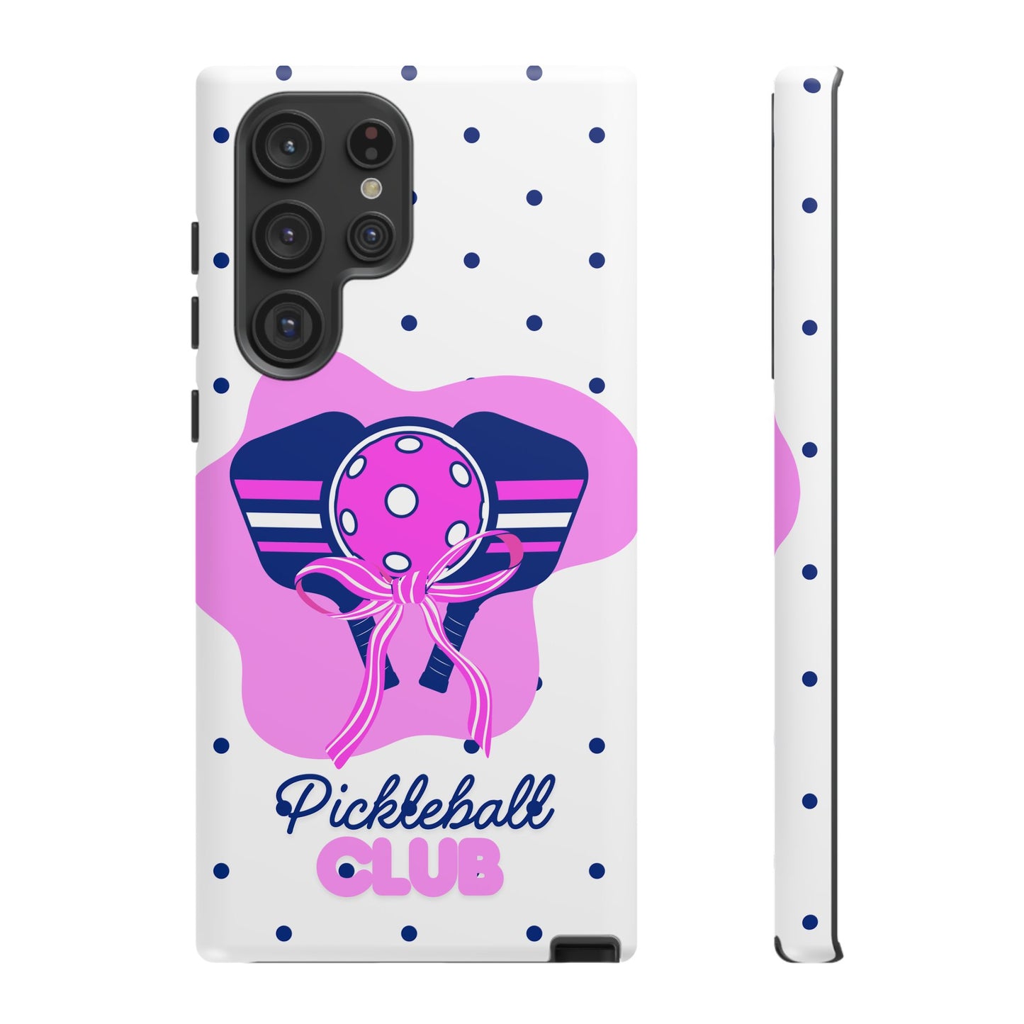 Pickleball Club Tough Phone Case for Samsung Smartphones