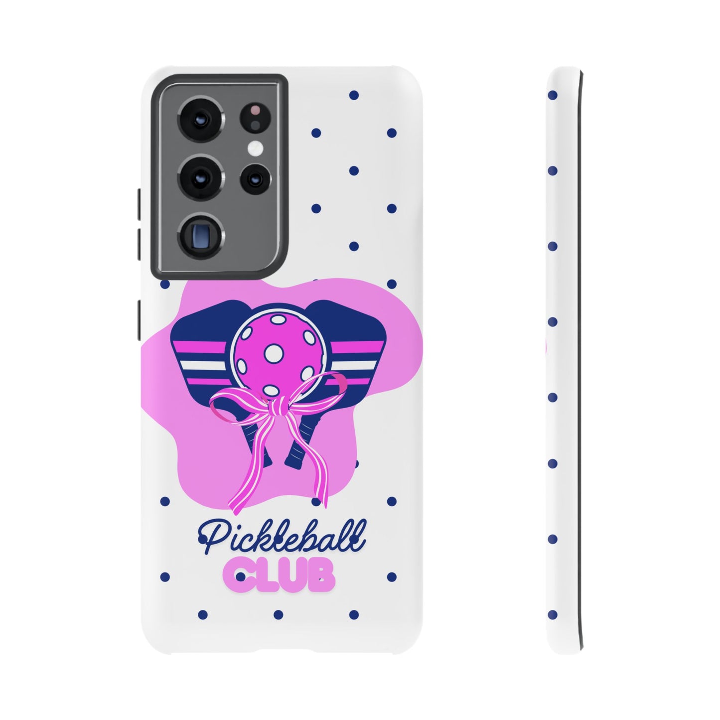 Pickleball Club Tough Phone Case for Samsung Smartphones