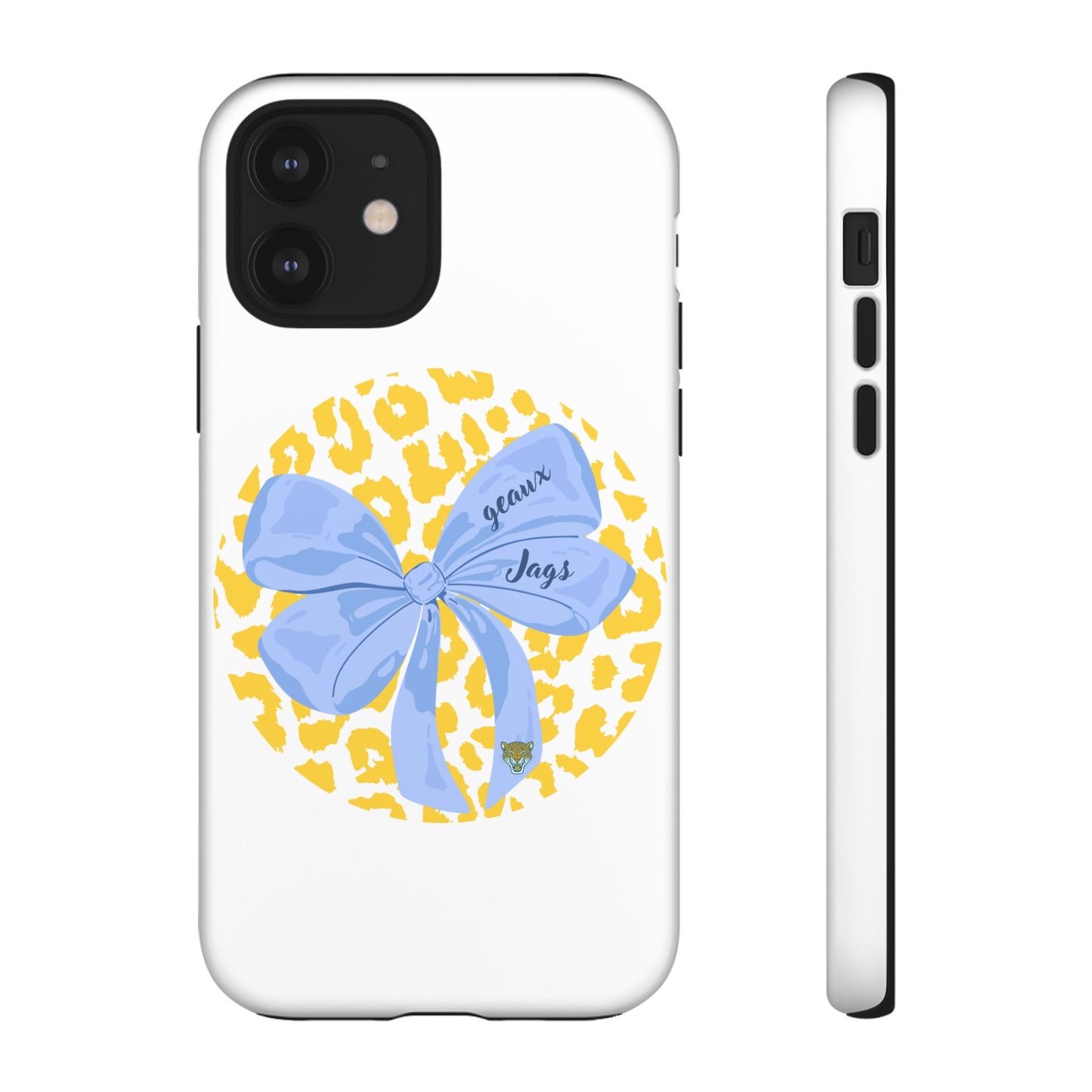 Geaux Jags Coquette Tough Phone Case for iPhone
