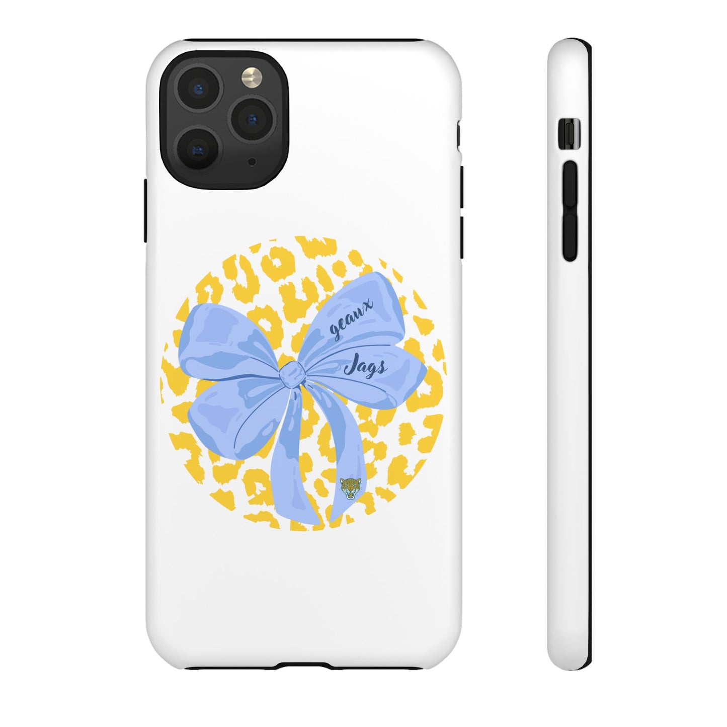 Geaux Jags Coquette Tough Phone Case for iPhone