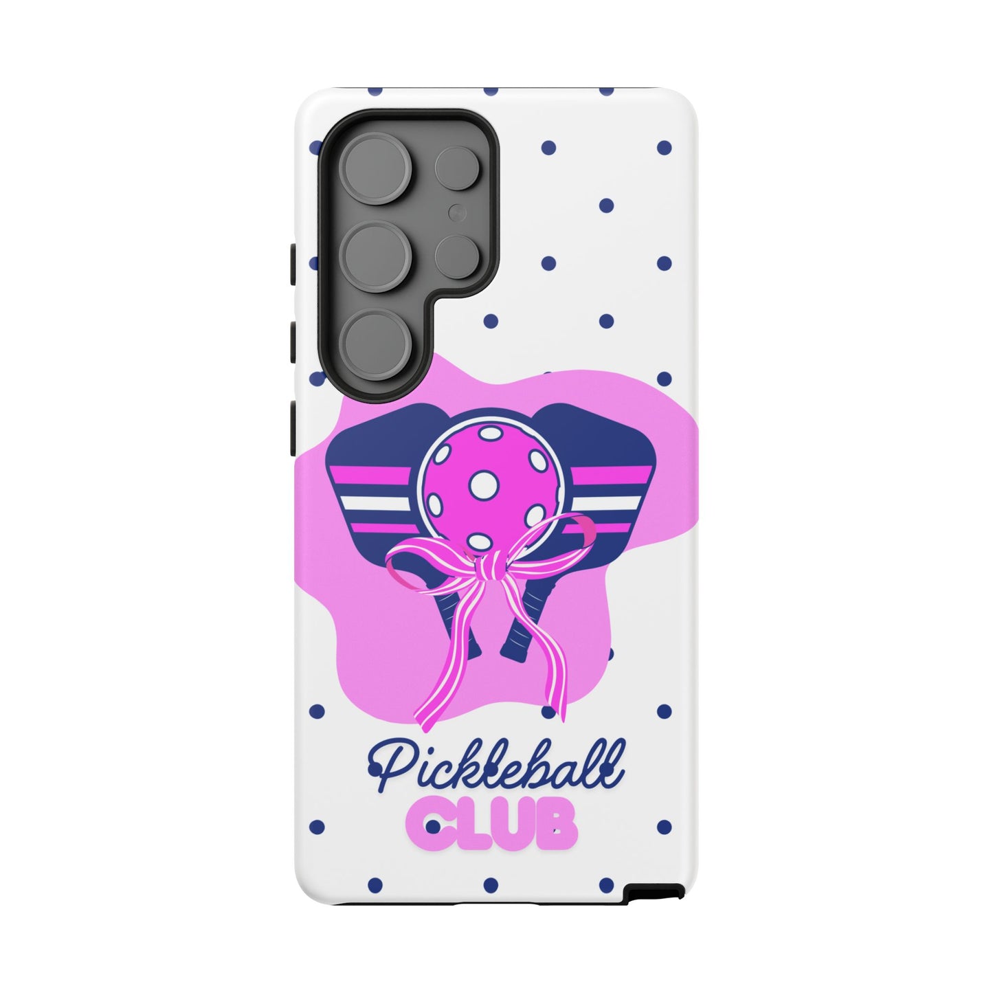 Pickleball Club Tough Phone Case for Samsung Smartphones
