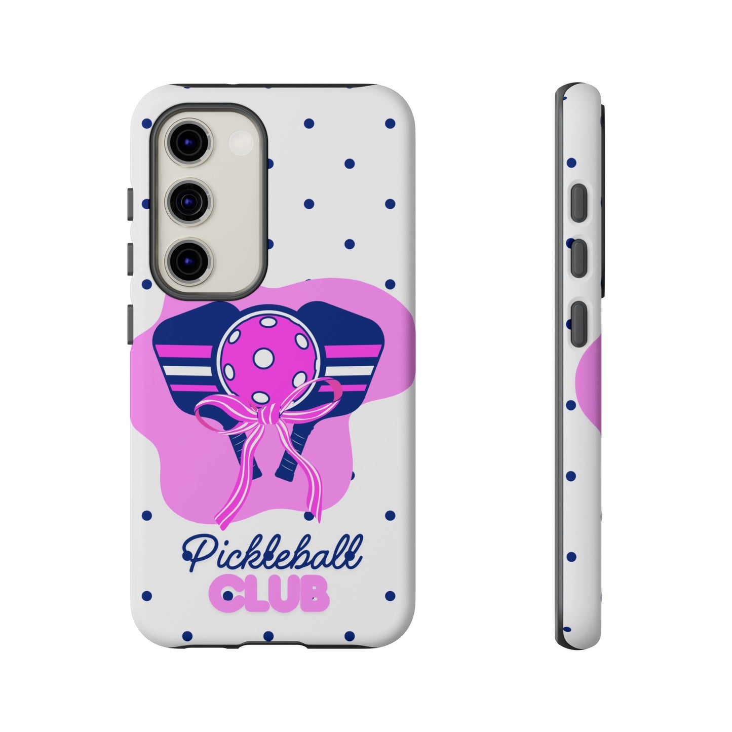Pickleball Club Tough Phone Case for Samsung Smartphones