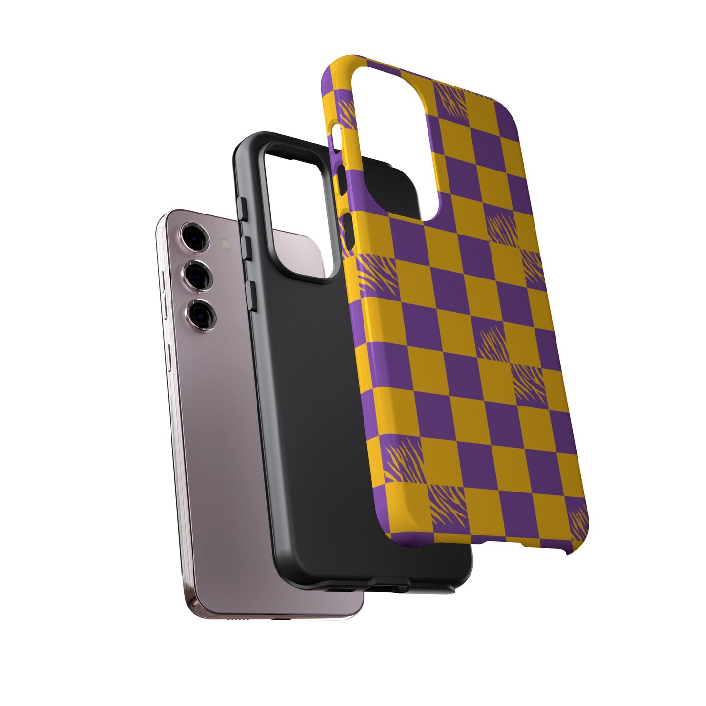Bold Checkerboard Phone Case - Tough Cases for Samsung Smartphones