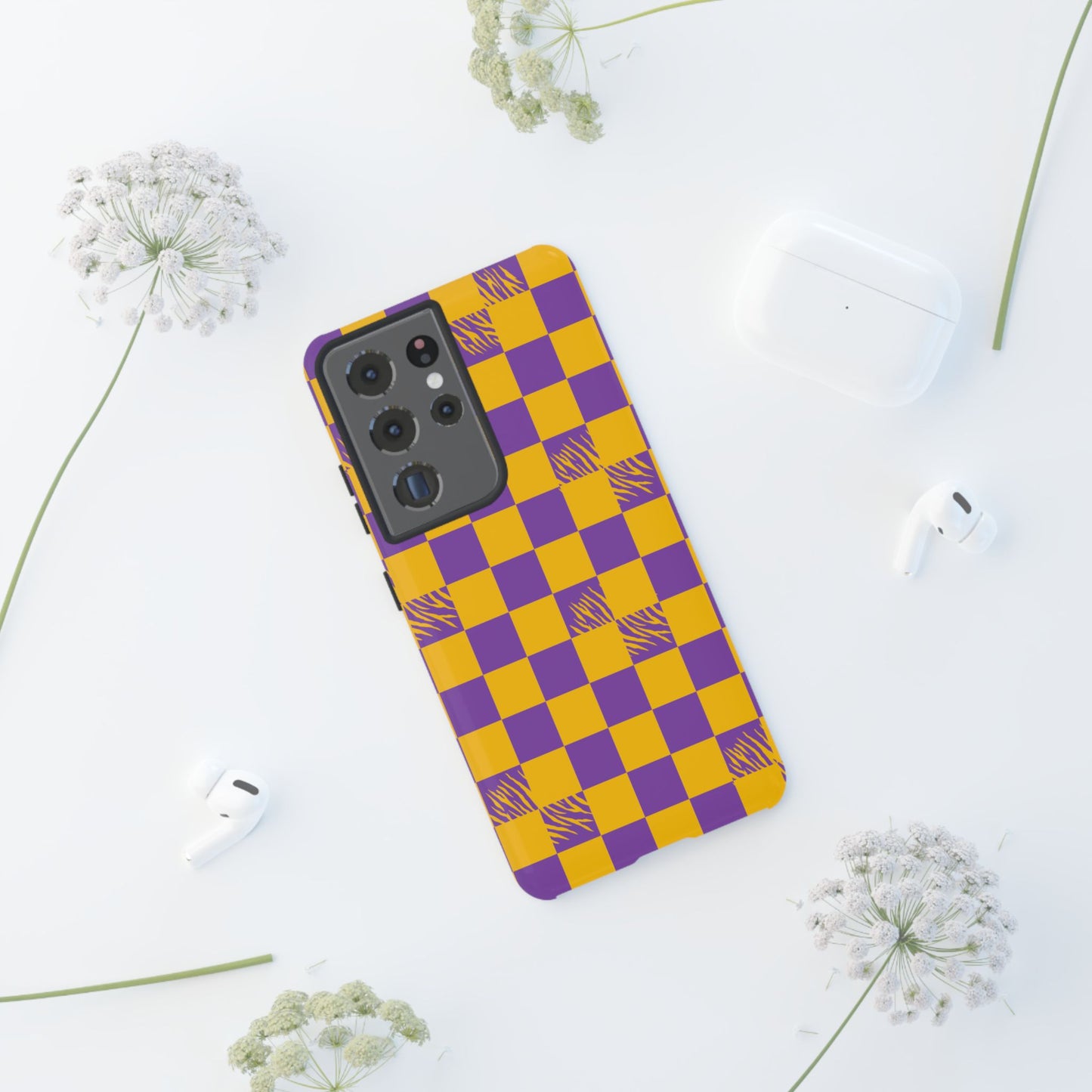 Bold Checkerboard Phone Case - Tough Cases for Samsung Smartphones