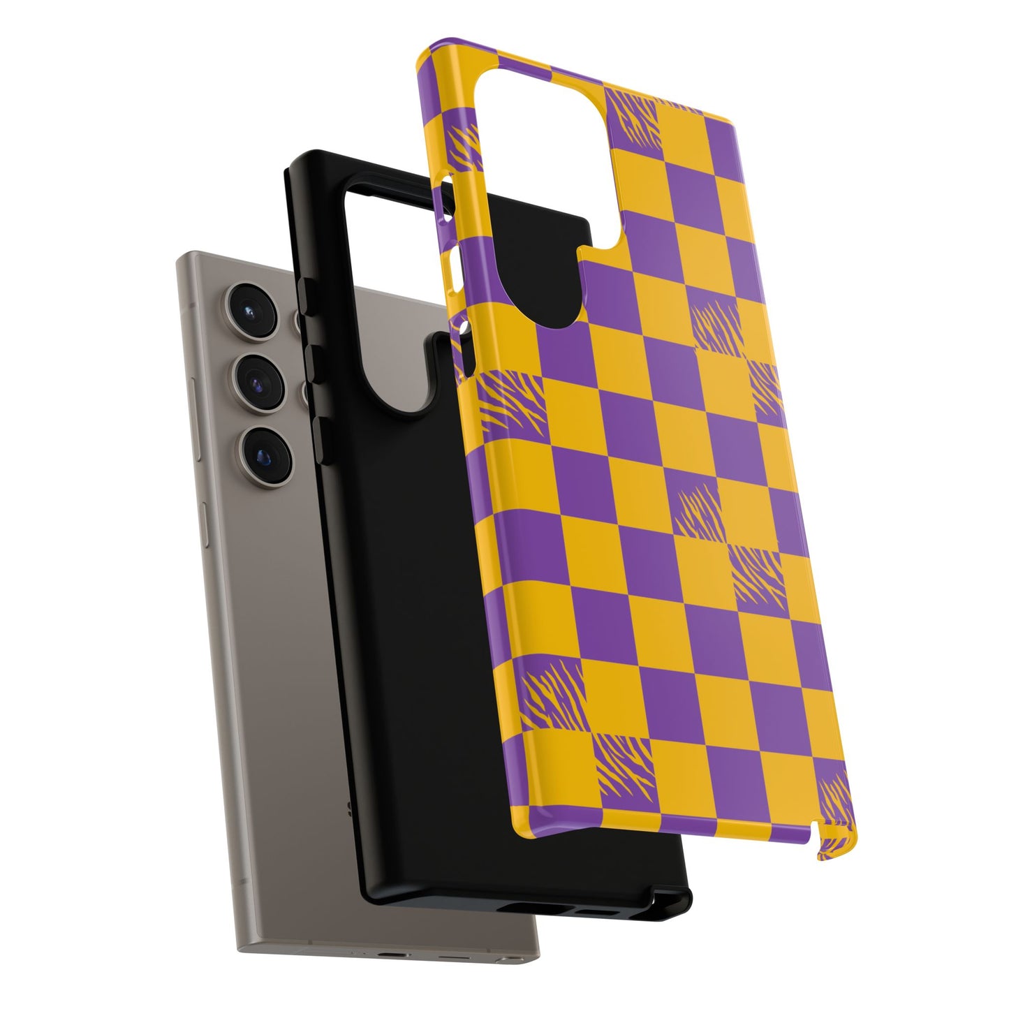 Bold Checkerboard Phone Case - Tough Cases for Samsung Smartphones