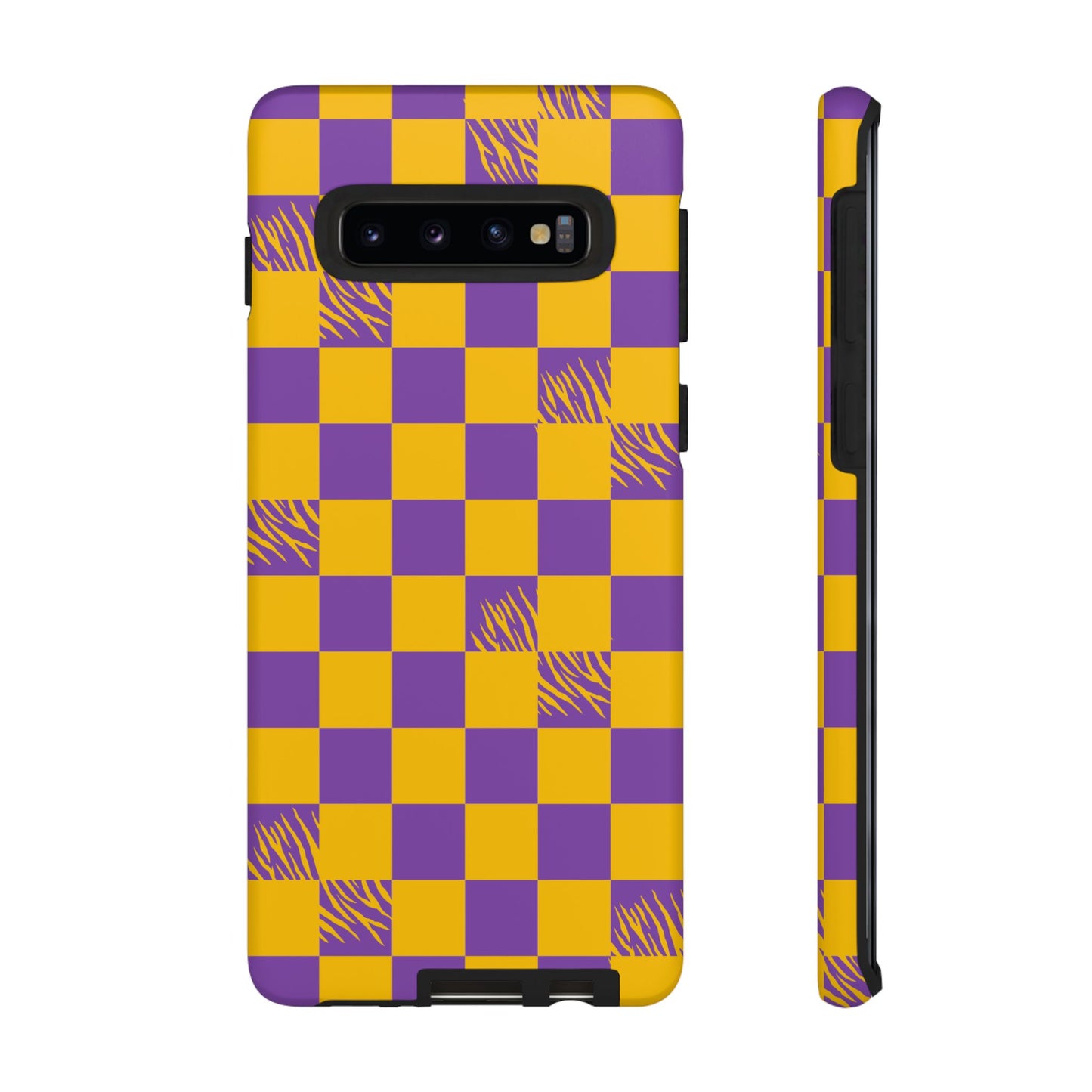 Bold Checkerboard Phone Case - Tough Cases for Samsung Smartphones