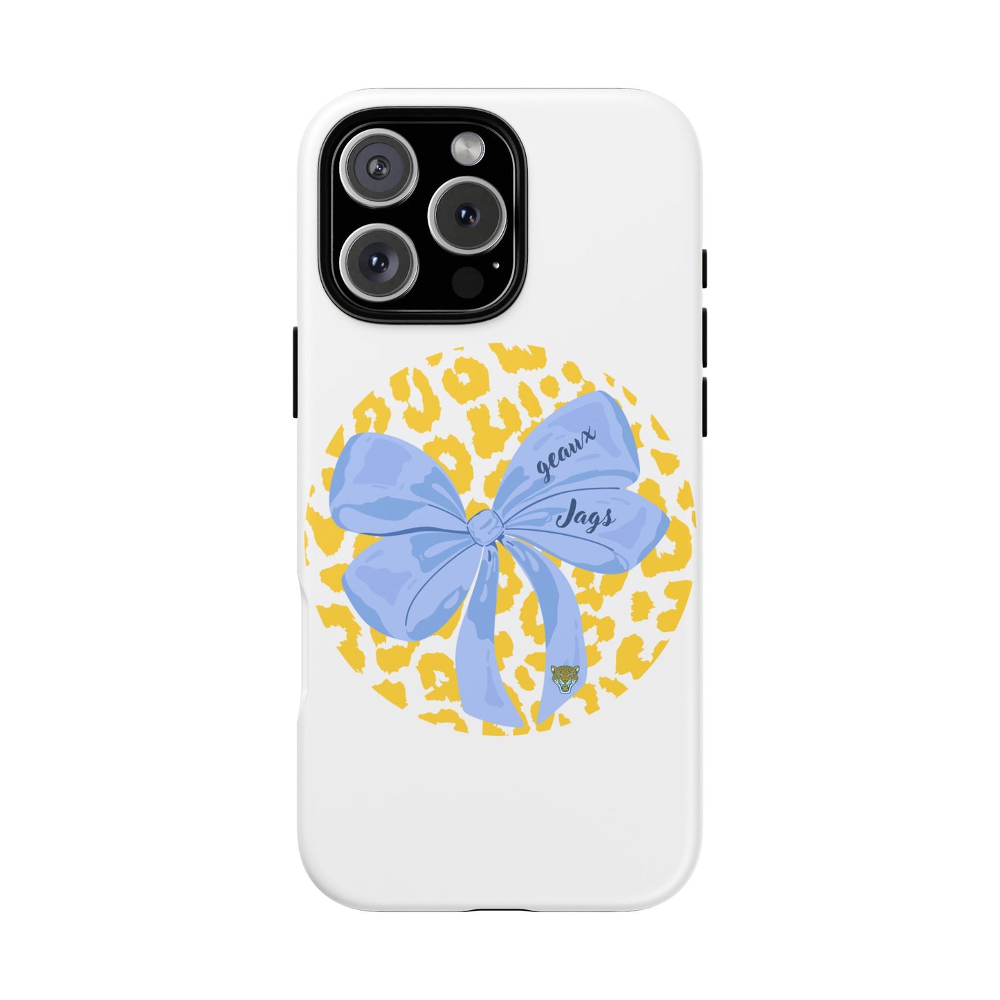 Geaux Jags Coquette Tough Phone Case for iPhone