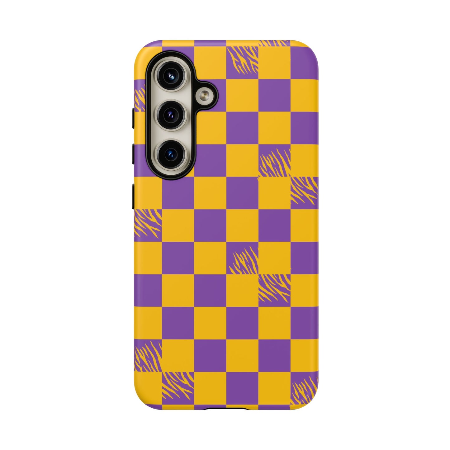 Bold Checkerboard Phone Case - Tough Cases for Samsung Smartphones