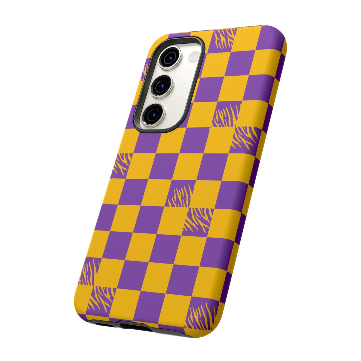 Bold Checkerboard Phone Case - Tough Cases for Samsung Smartphones