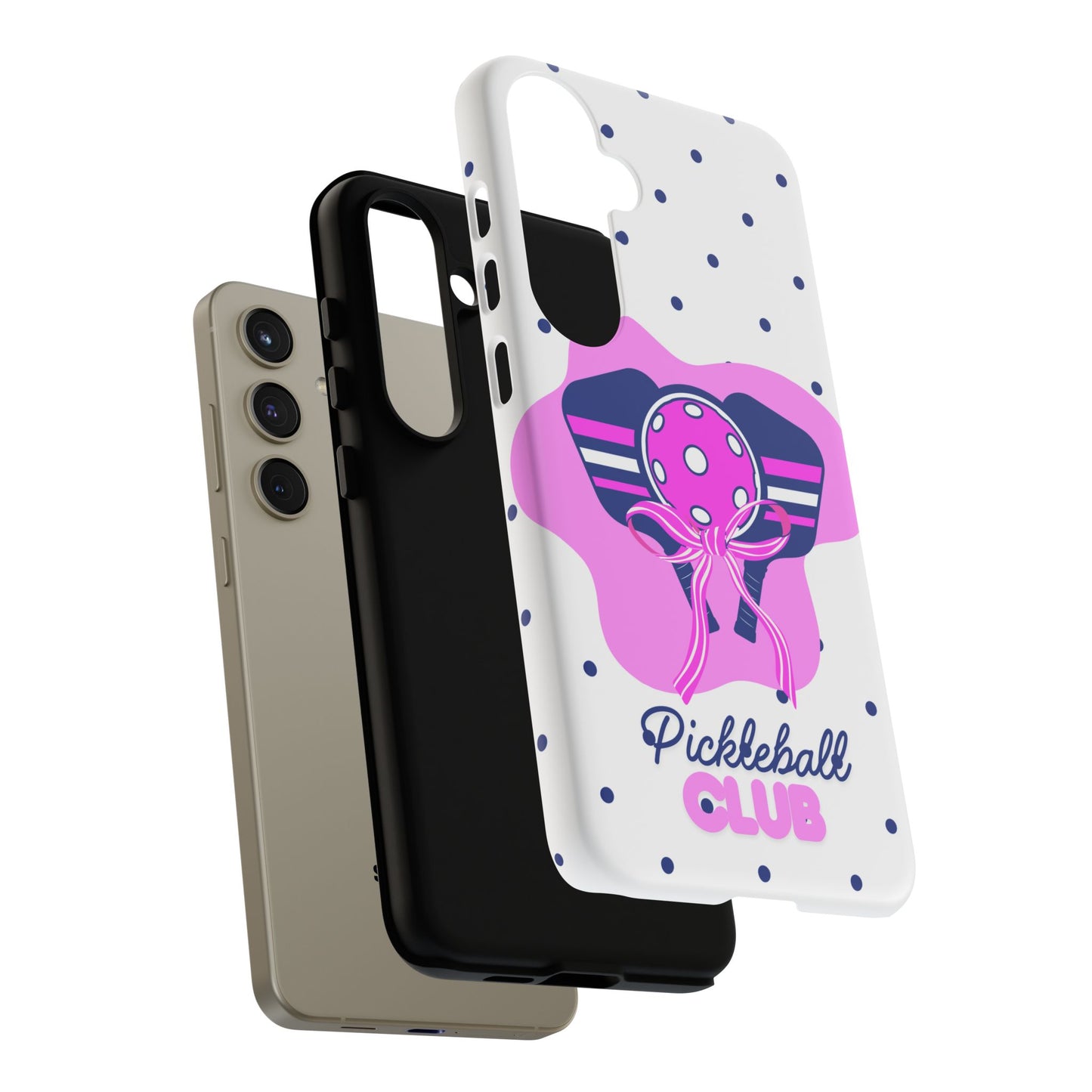 Pickleball Club Tough Phone Case for Samsung Smartphones