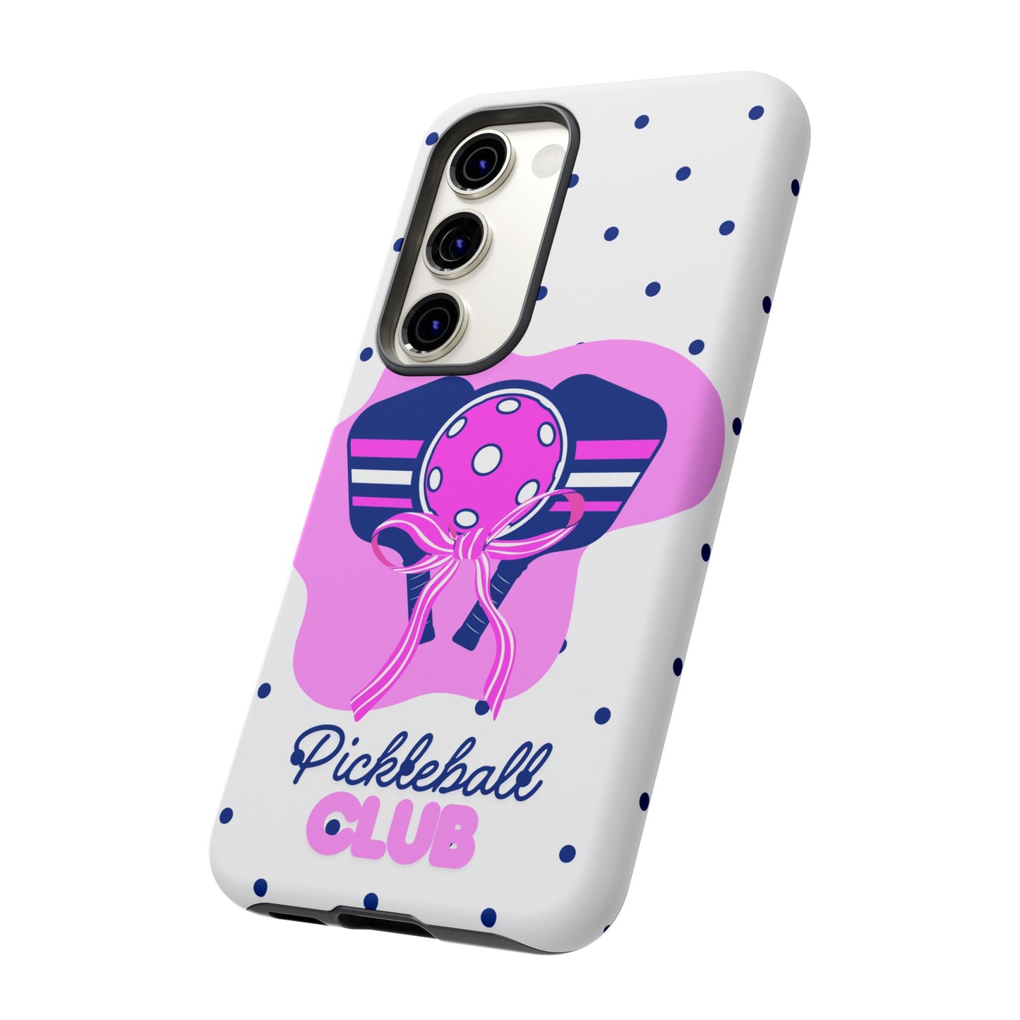 Pickleball Club Tough Phone Case for Samsung Smartphones
