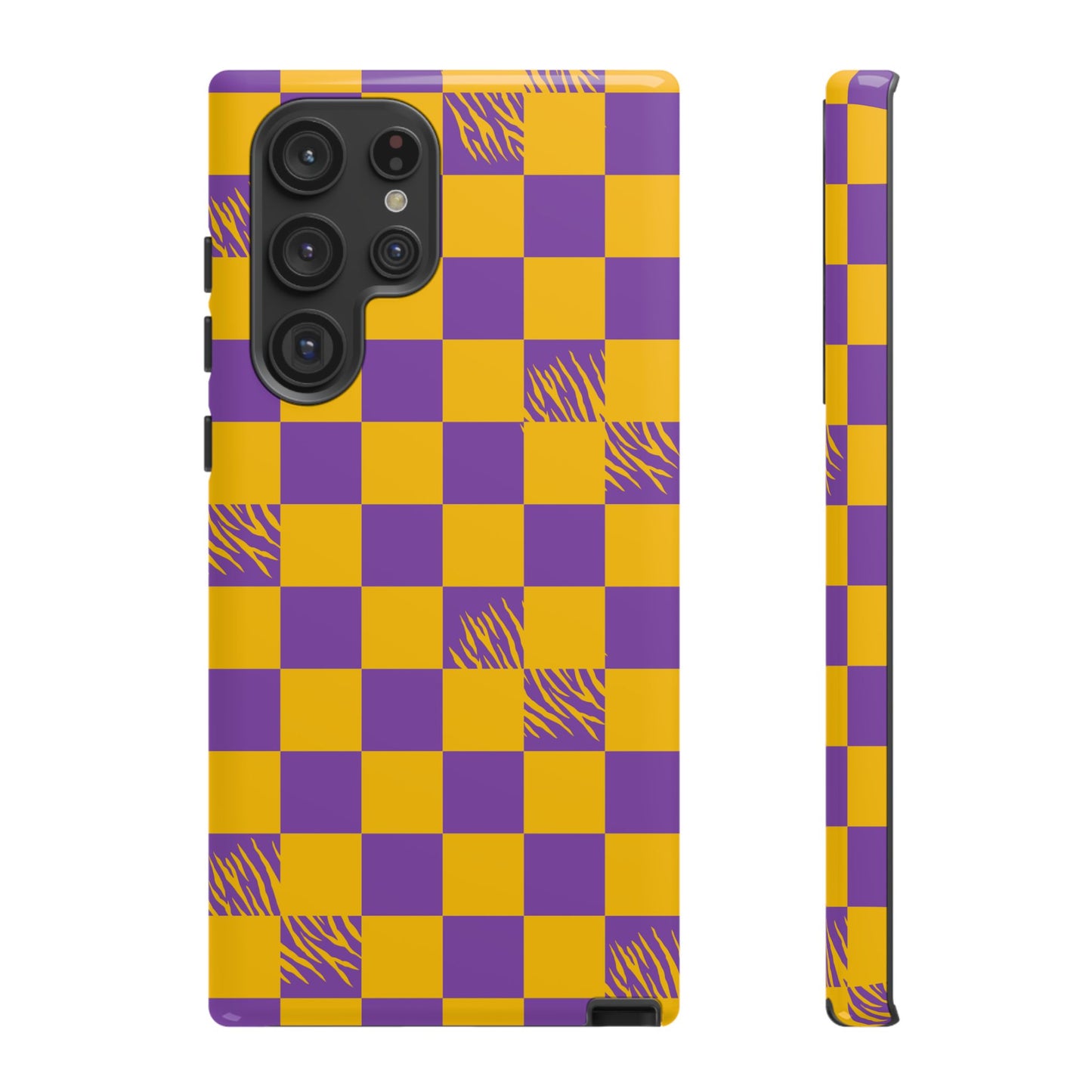 Bold Checkerboard Phone Case - Tough Cases for Samsung Smartphones