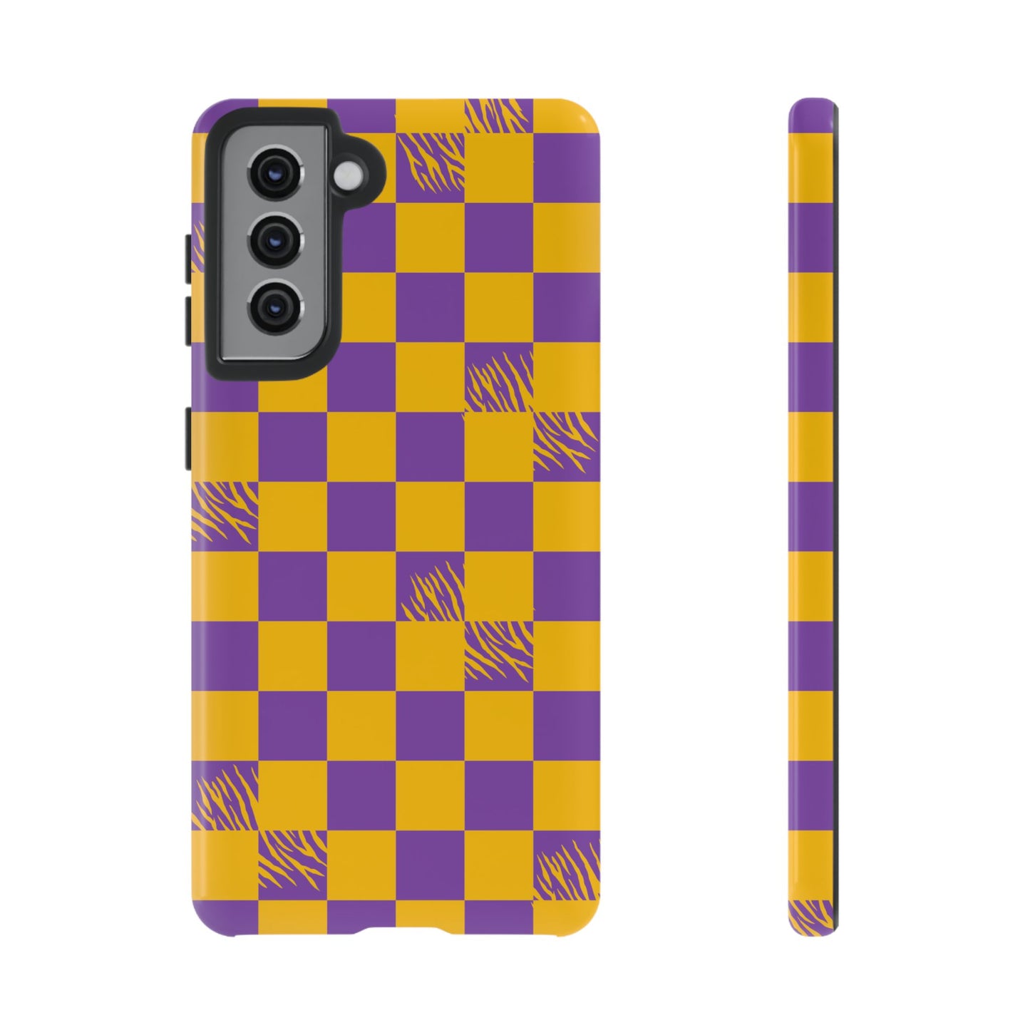 Bold Checkerboard Phone Case - Tough Cases for Samsung Smartphones
