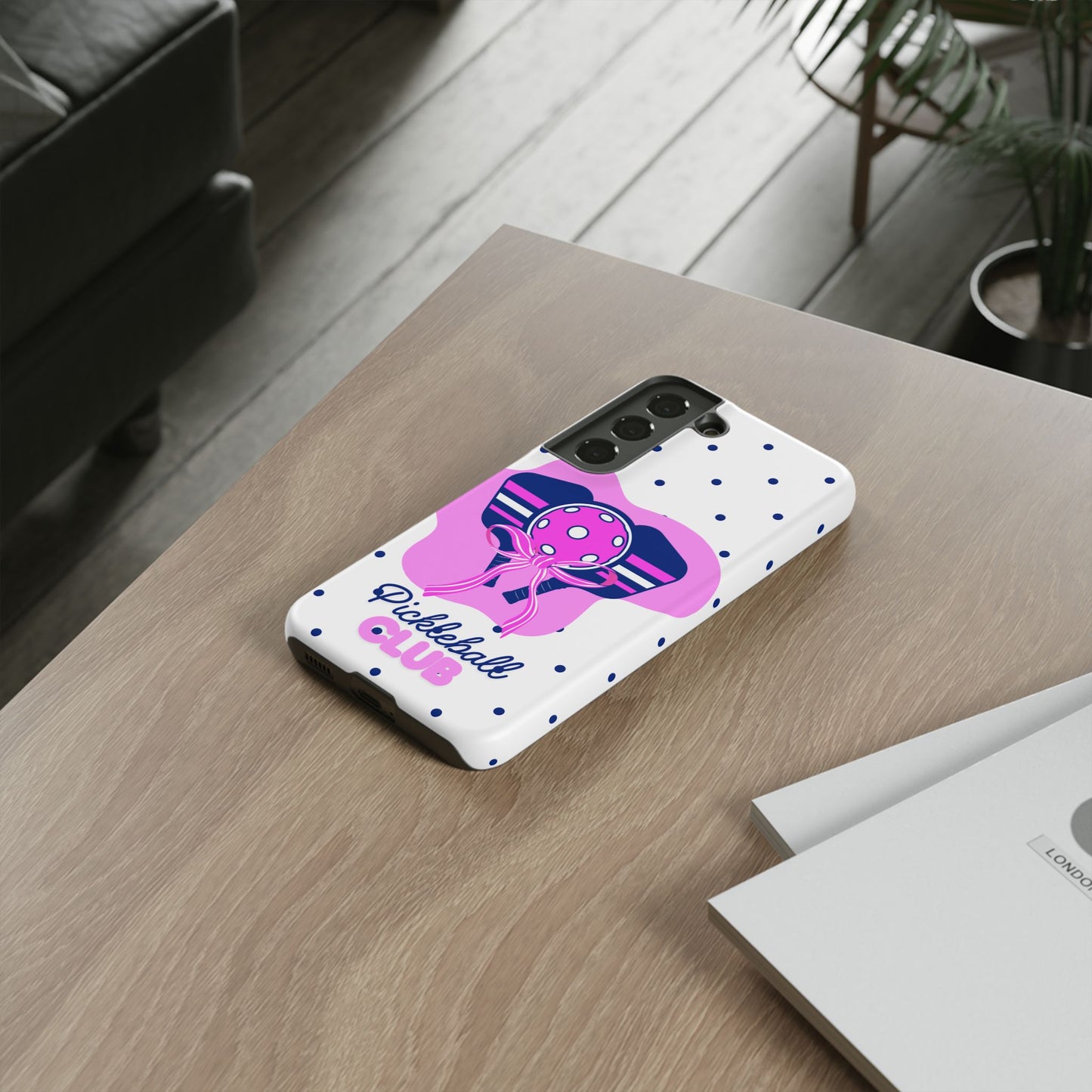 Pickleball Club Tough Phone Case for Samsung Smartphones