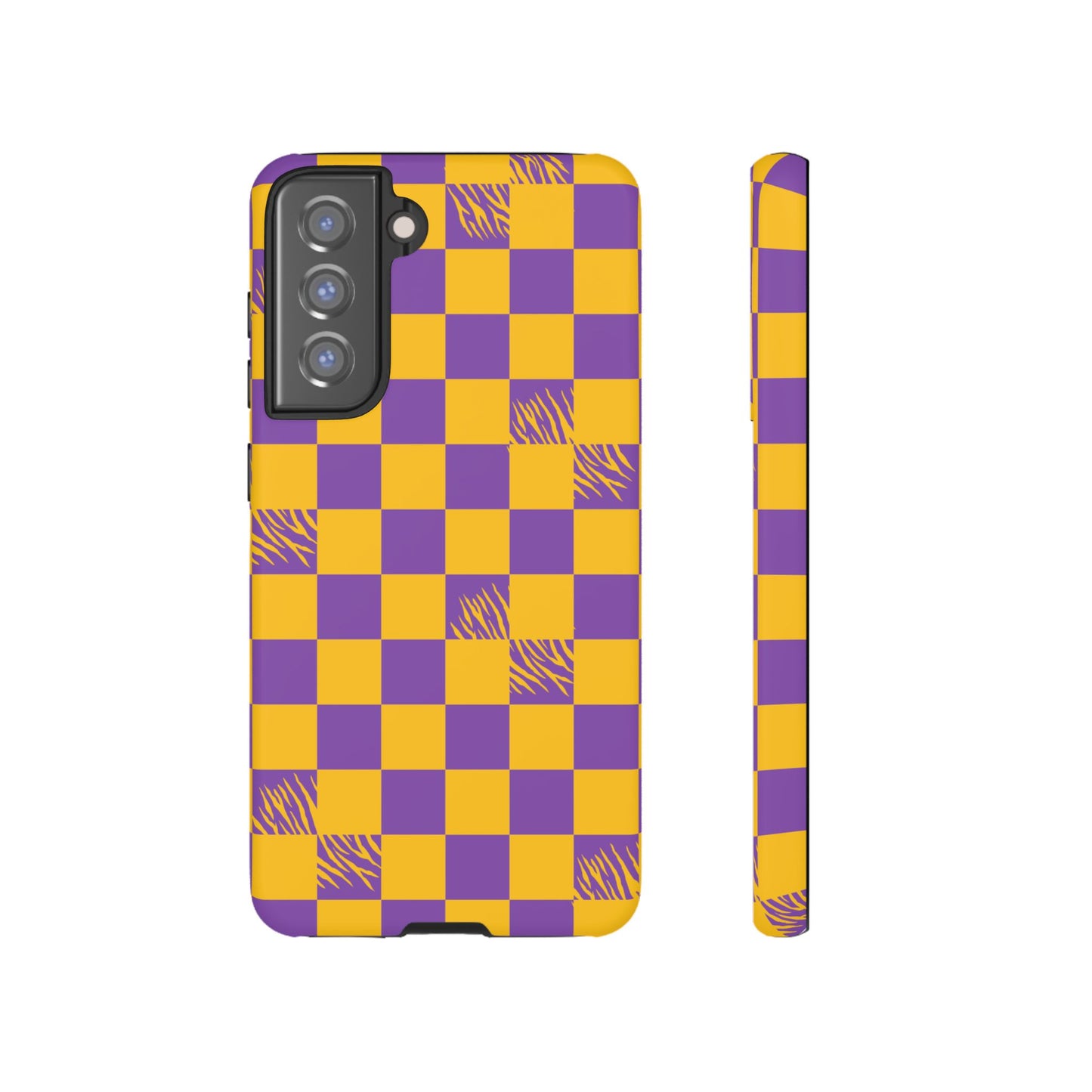 Bold Checkerboard Phone Case - Tough Cases for Samsung Smartphones