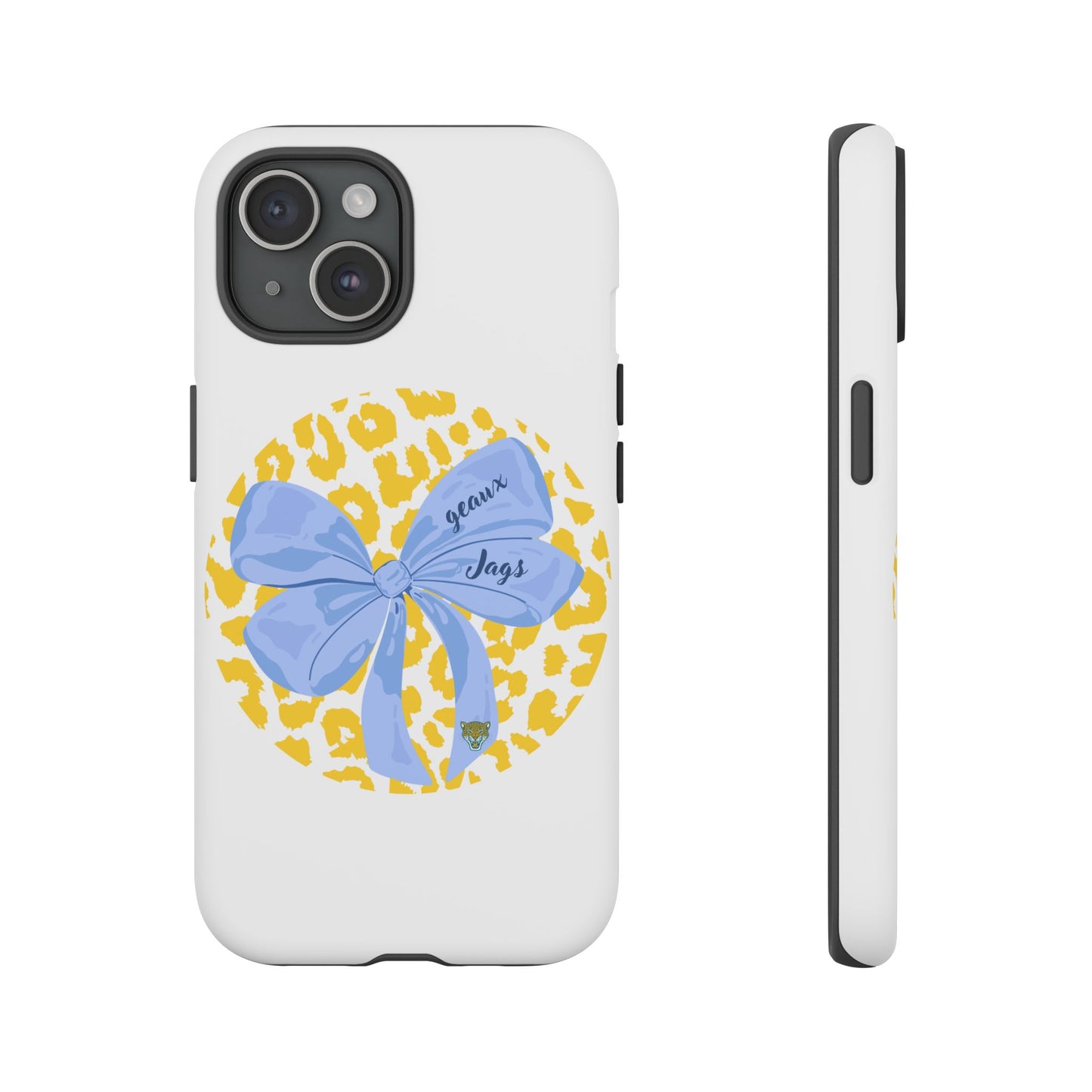 Geaux Jags Coquette Tough Phone Case for iPhone