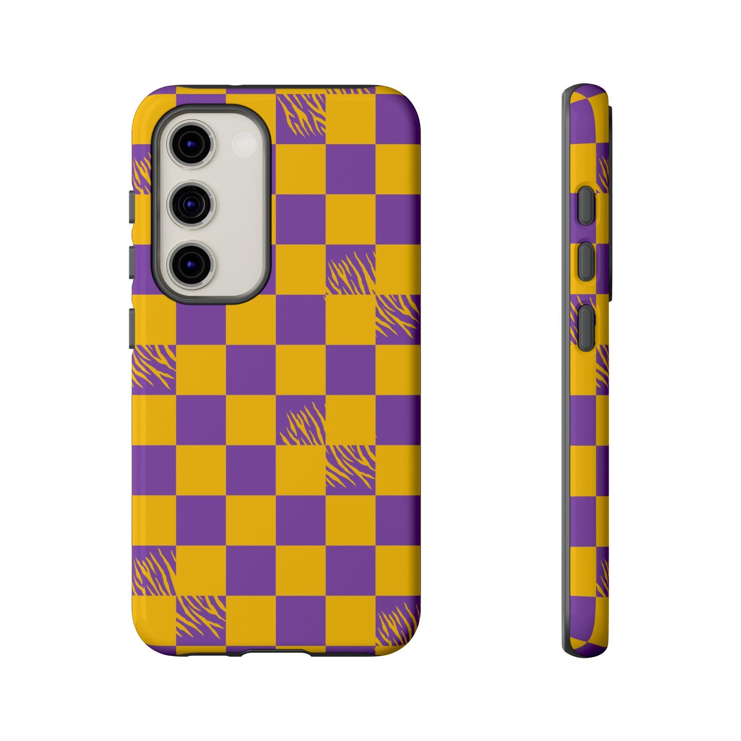 Bold Checkerboard Phone Case - Tough Cases for Samsung Smartphones