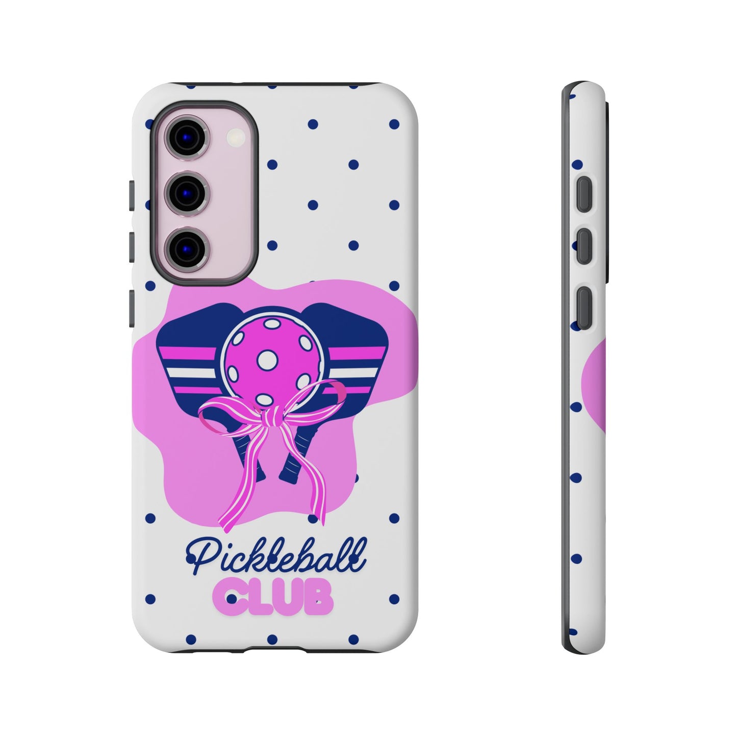 Pickleball Club Tough Phone Case for Samsung Smartphones