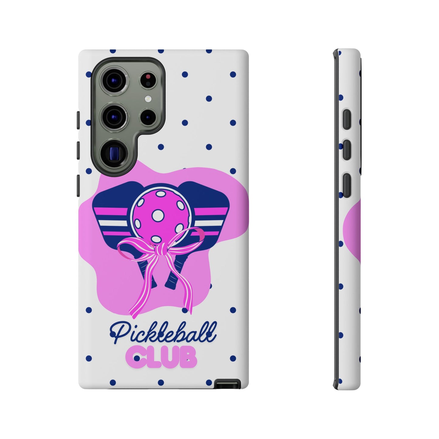 Pickleball Club Tough Phone Case for Samsung Smartphones