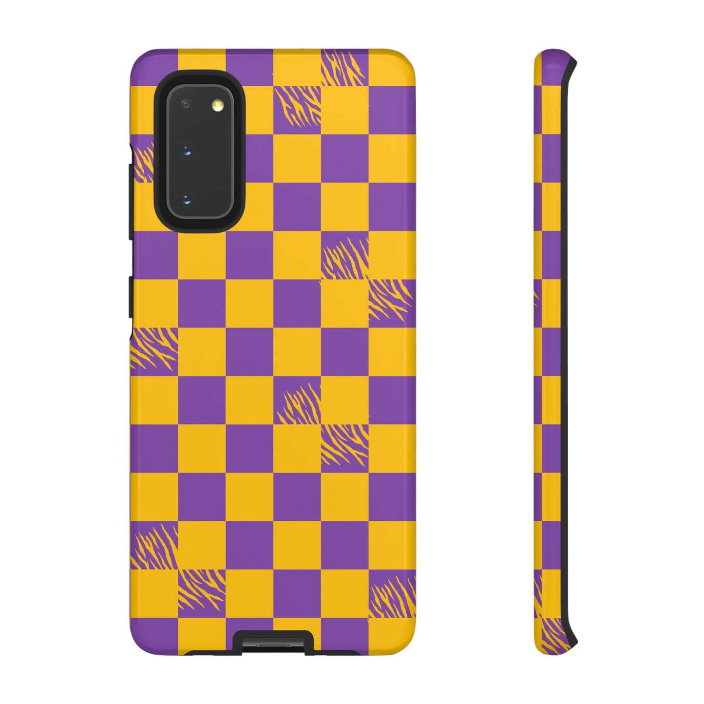 Bold Checkerboard Phone Case - Tough Cases for Samsung Smartphones