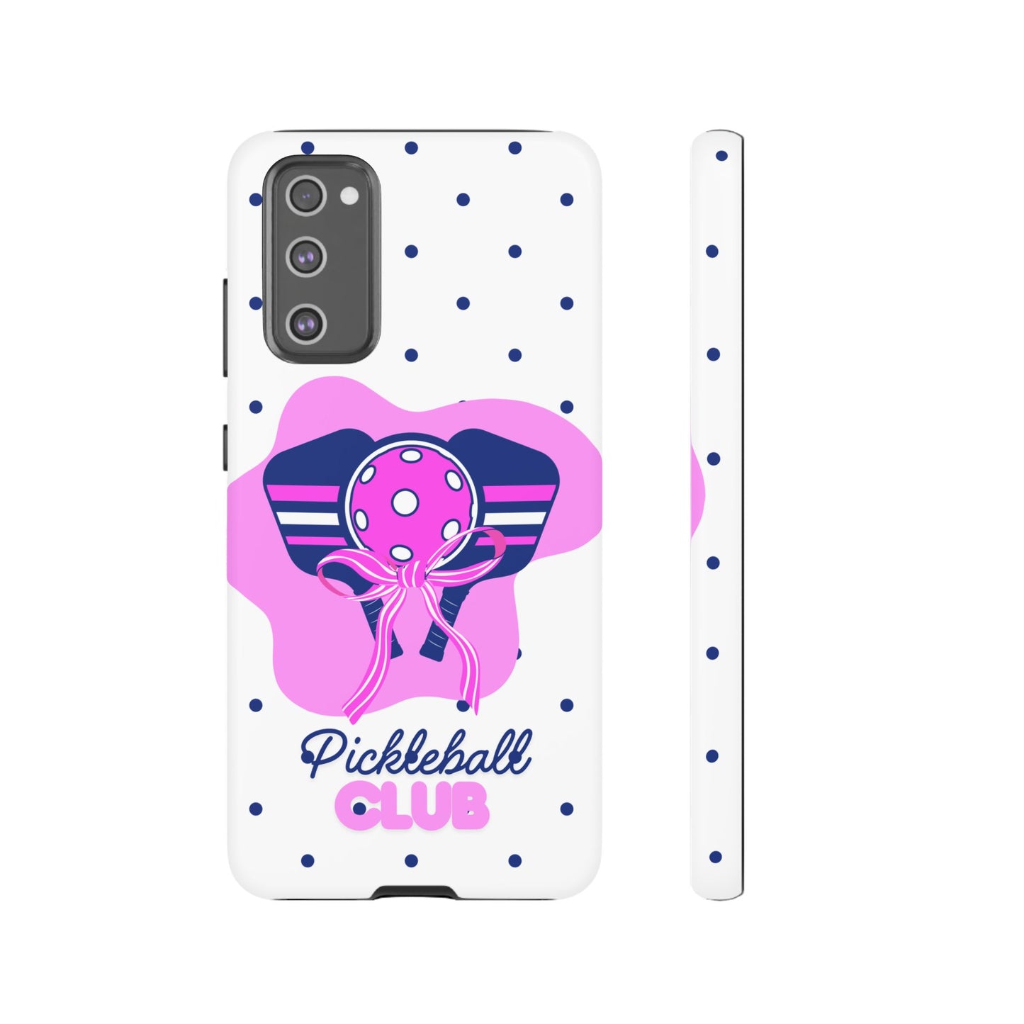 Pickleball Club Tough Phone Case for Samsung Smartphones