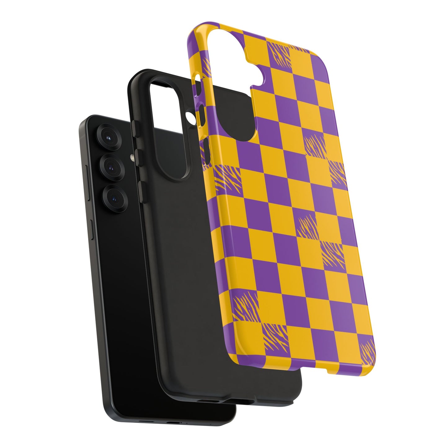 Bold Checkerboard Phone Case - Tough Cases for Samsung Smartphones