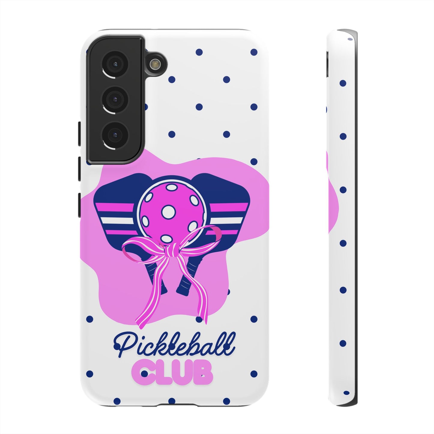 Pickleball Club Tough Phone Case for Samsung Smartphones