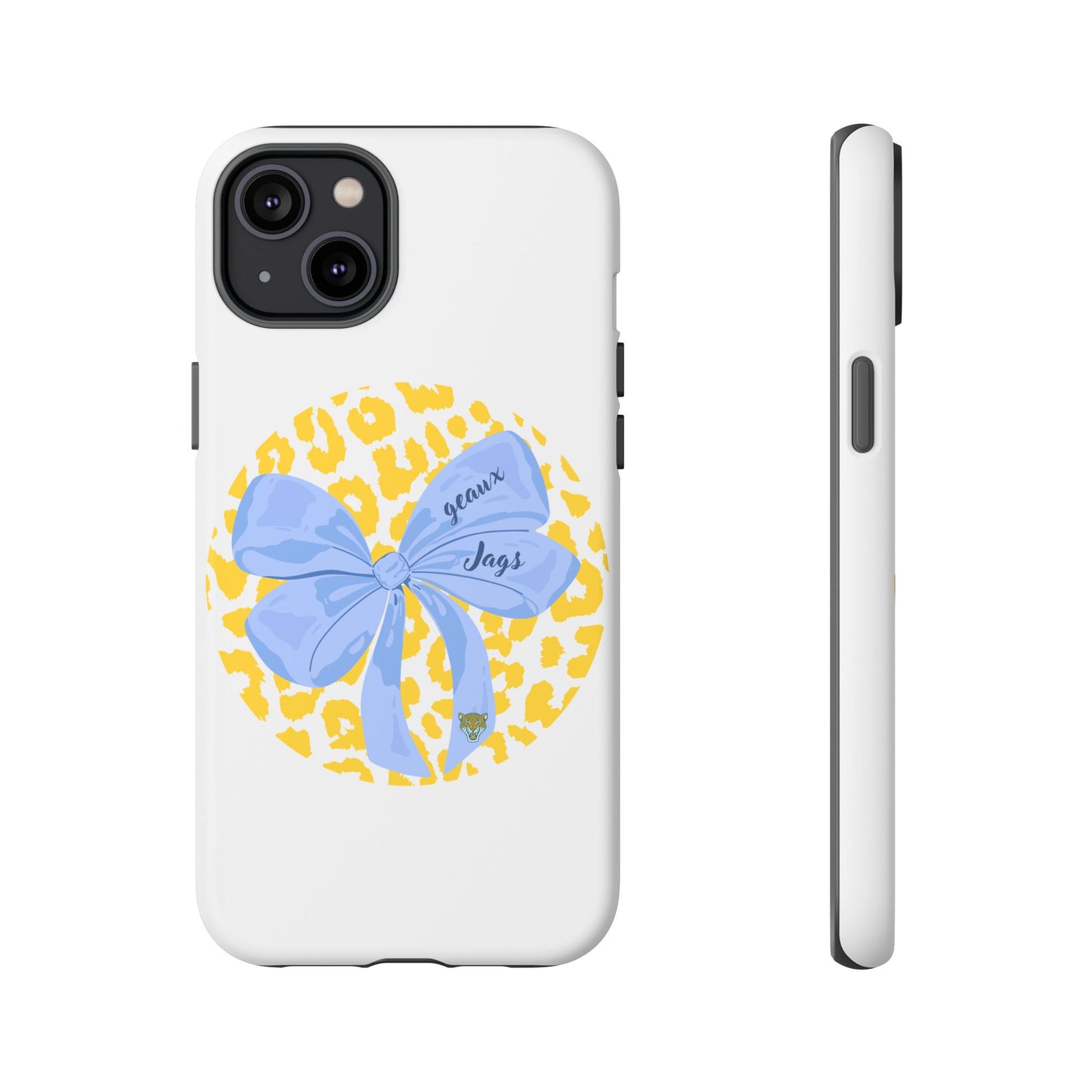 Geaux Jags Coquette Tough Phone Case for iPhone