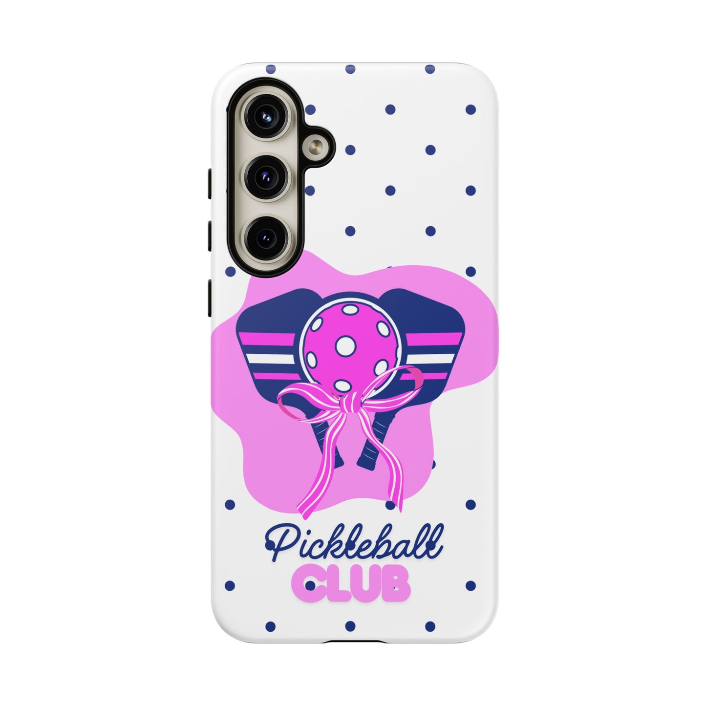 Pickleball Club Tough Phone Case for Samsung Smartphones