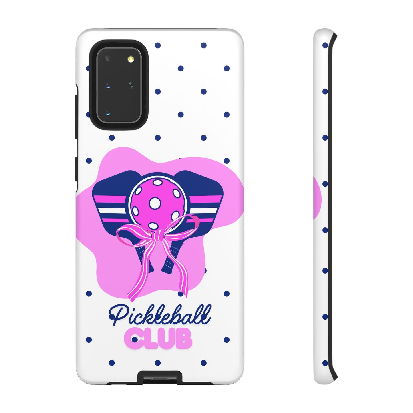 Pickleball Club Tough Phone Case for Samsung Smartphones