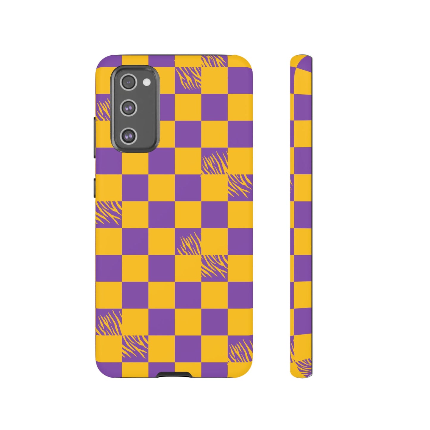 Bold Checkerboard Phone Case - Tough Cases for Samsung Smartphones